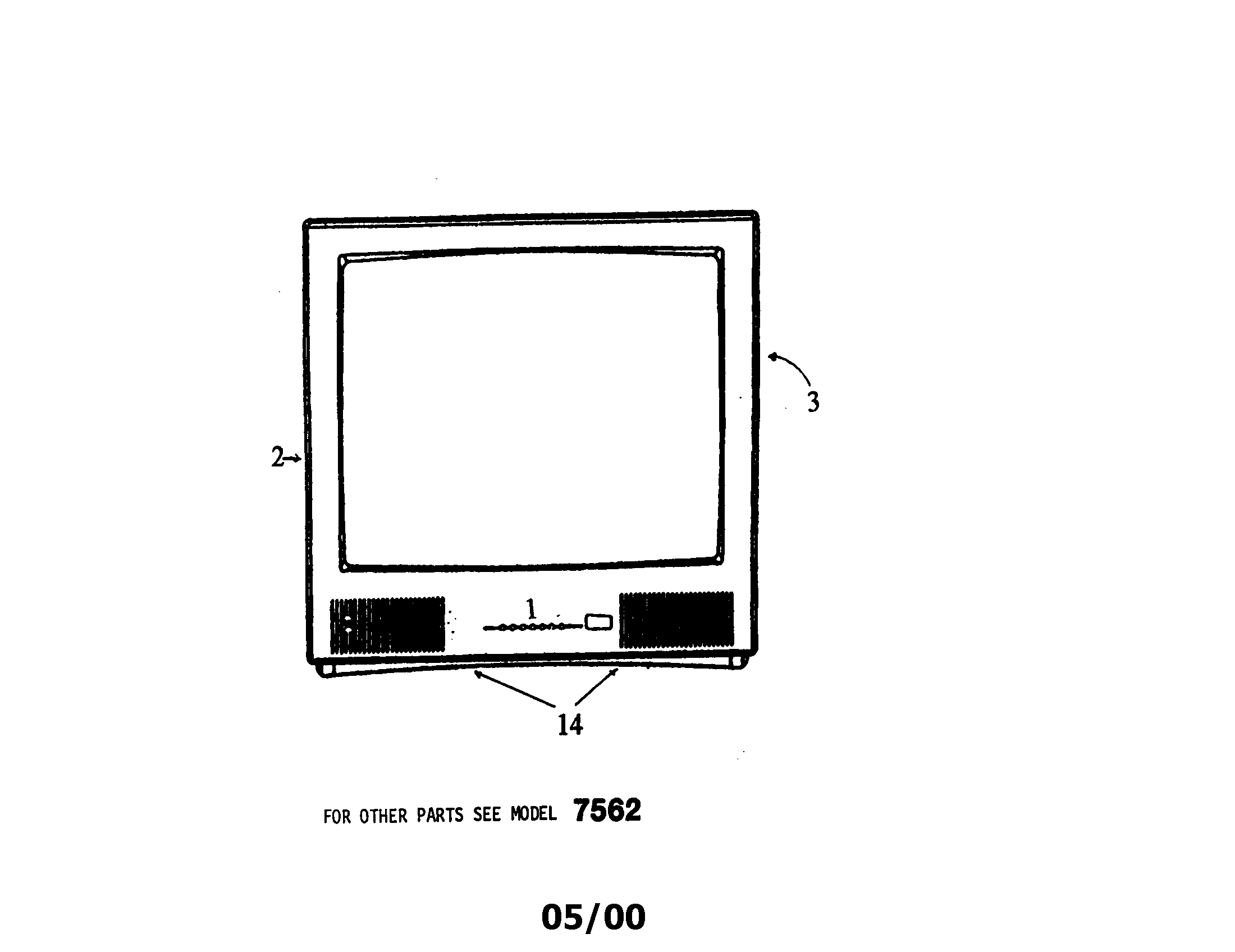 Magnavox PC7220C121 television diagram