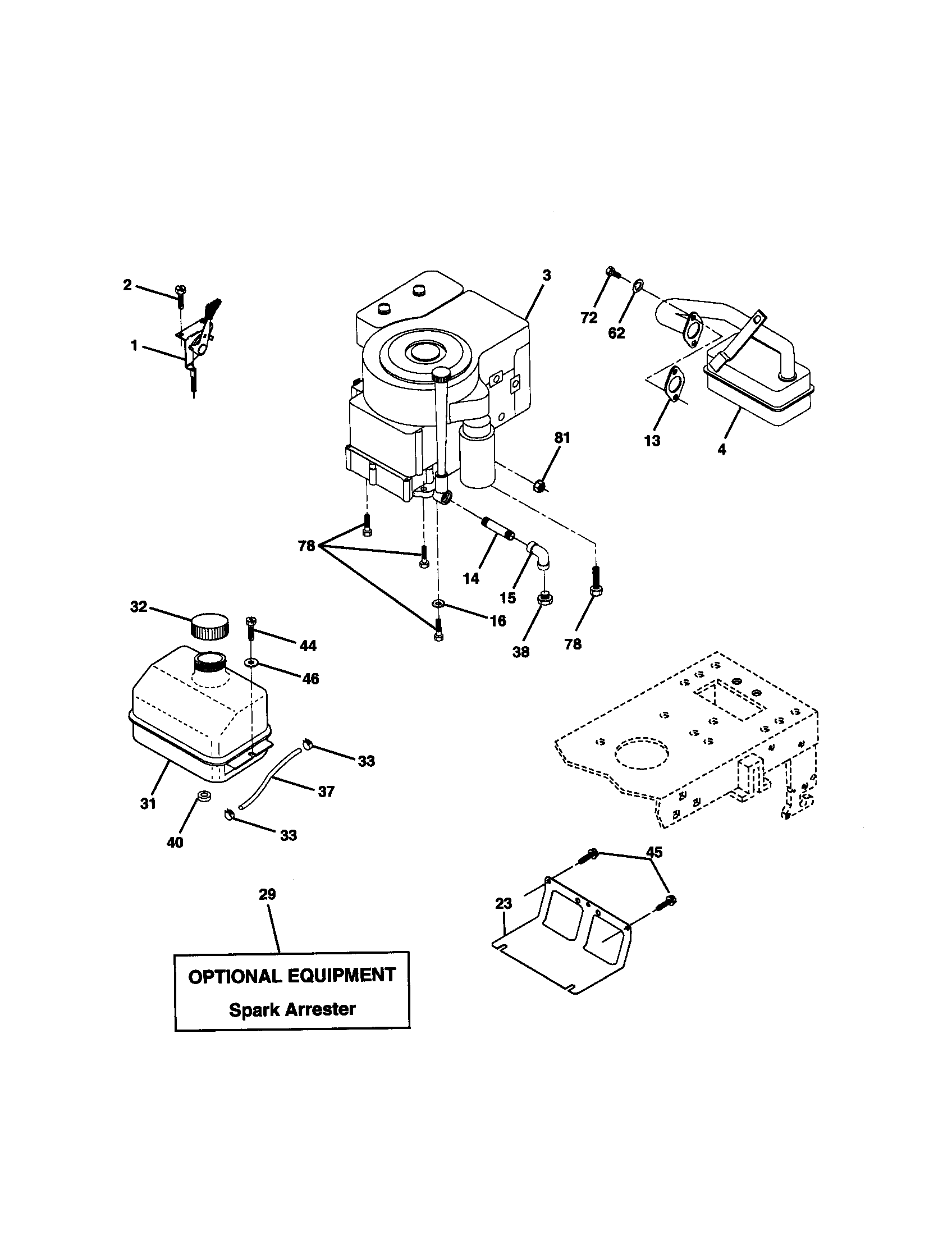 Craftsman 917270681 engine diagram
