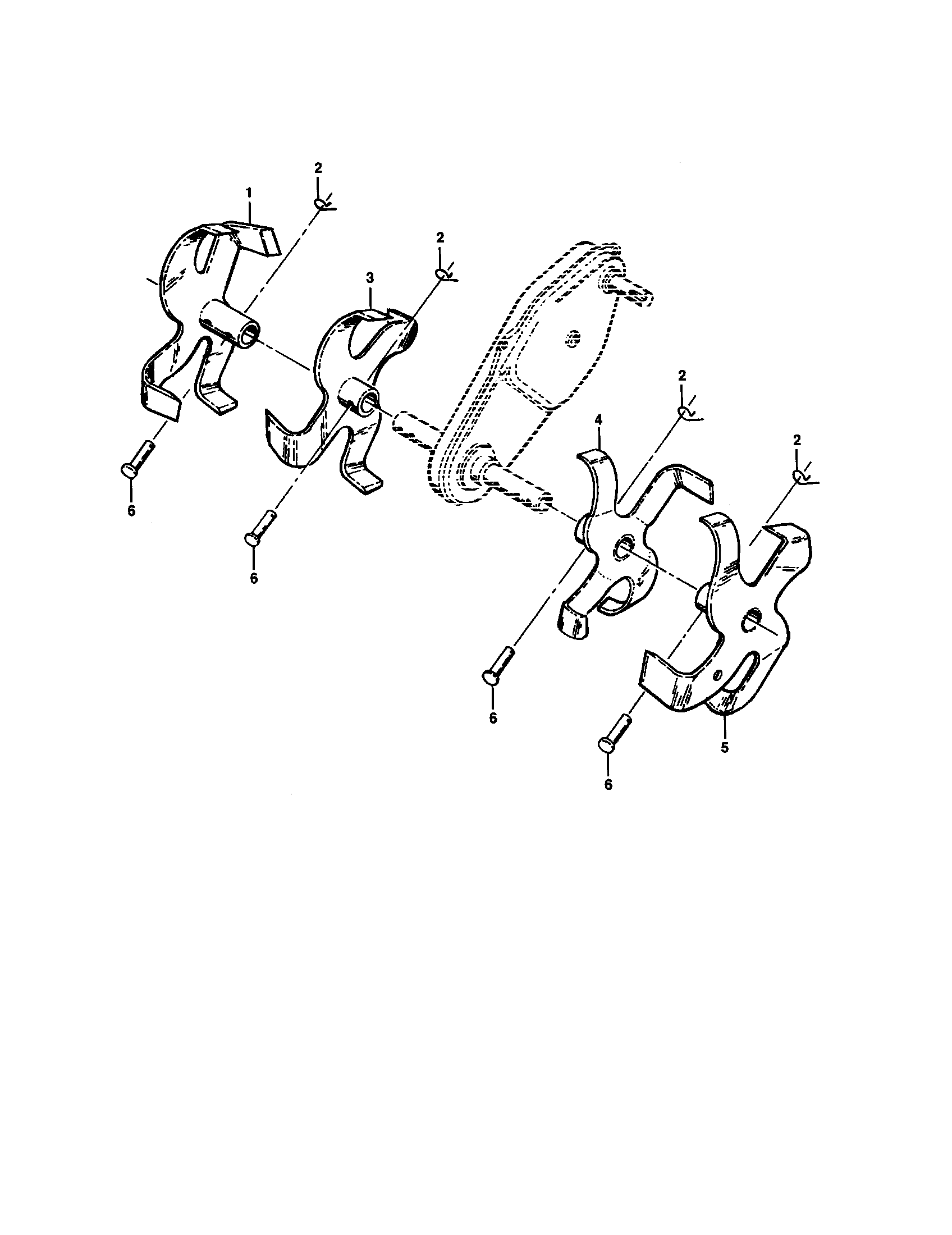 Craftsman 917292393 tine assembly diagram