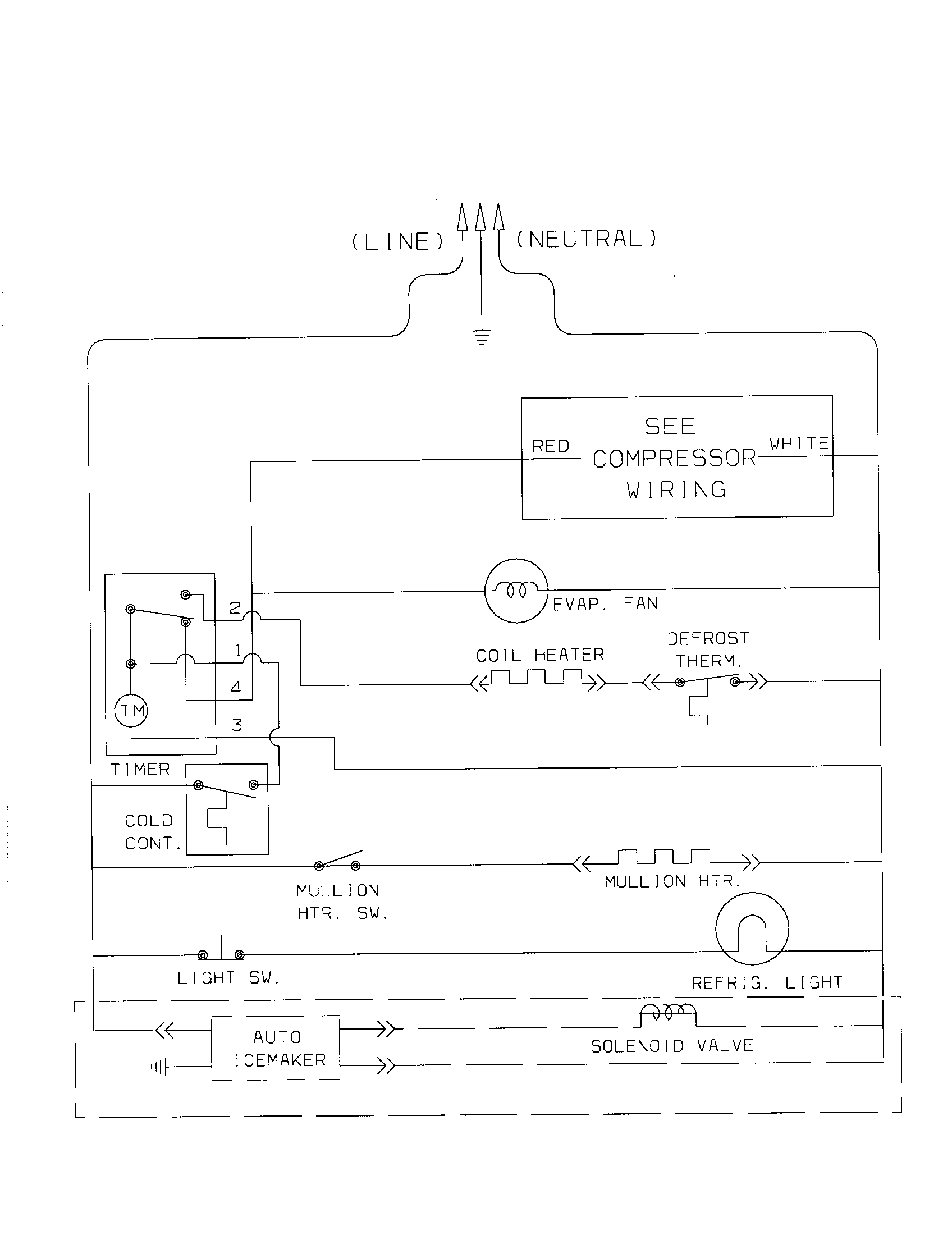 Kenmore 25360137993 wiring schematic diagram
