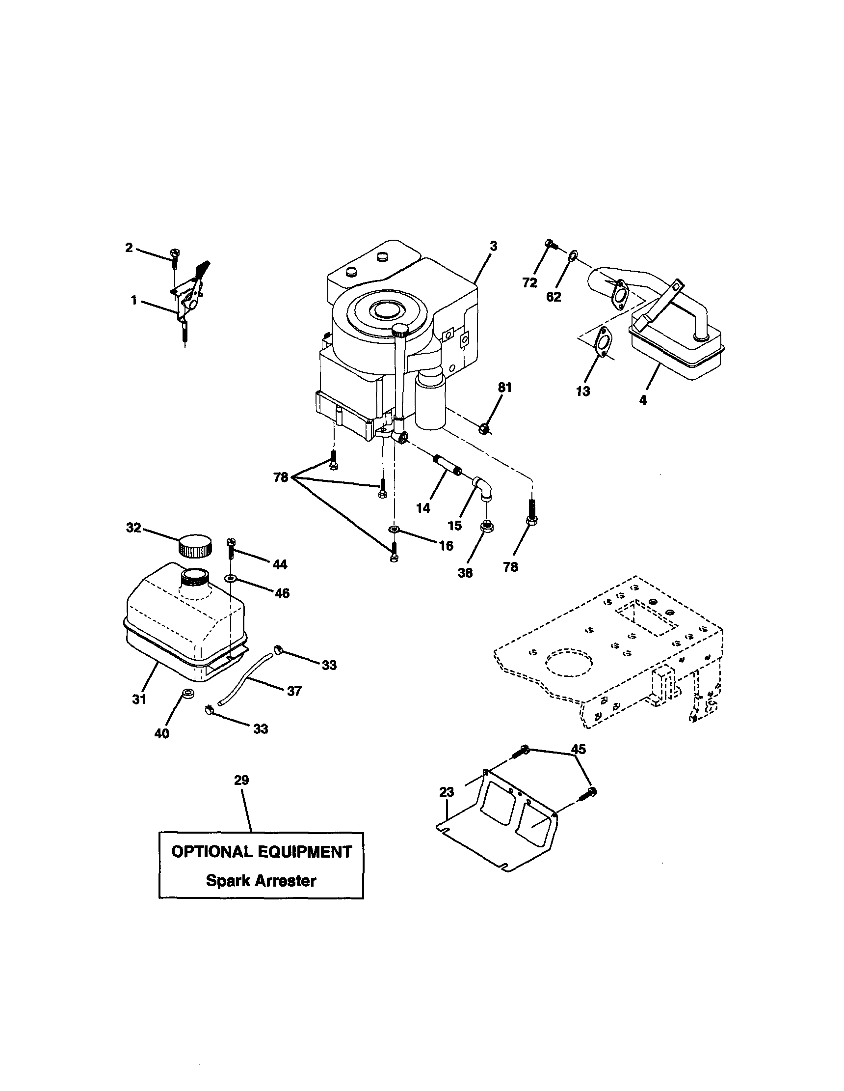Craftsman 917270731 engine diagram
