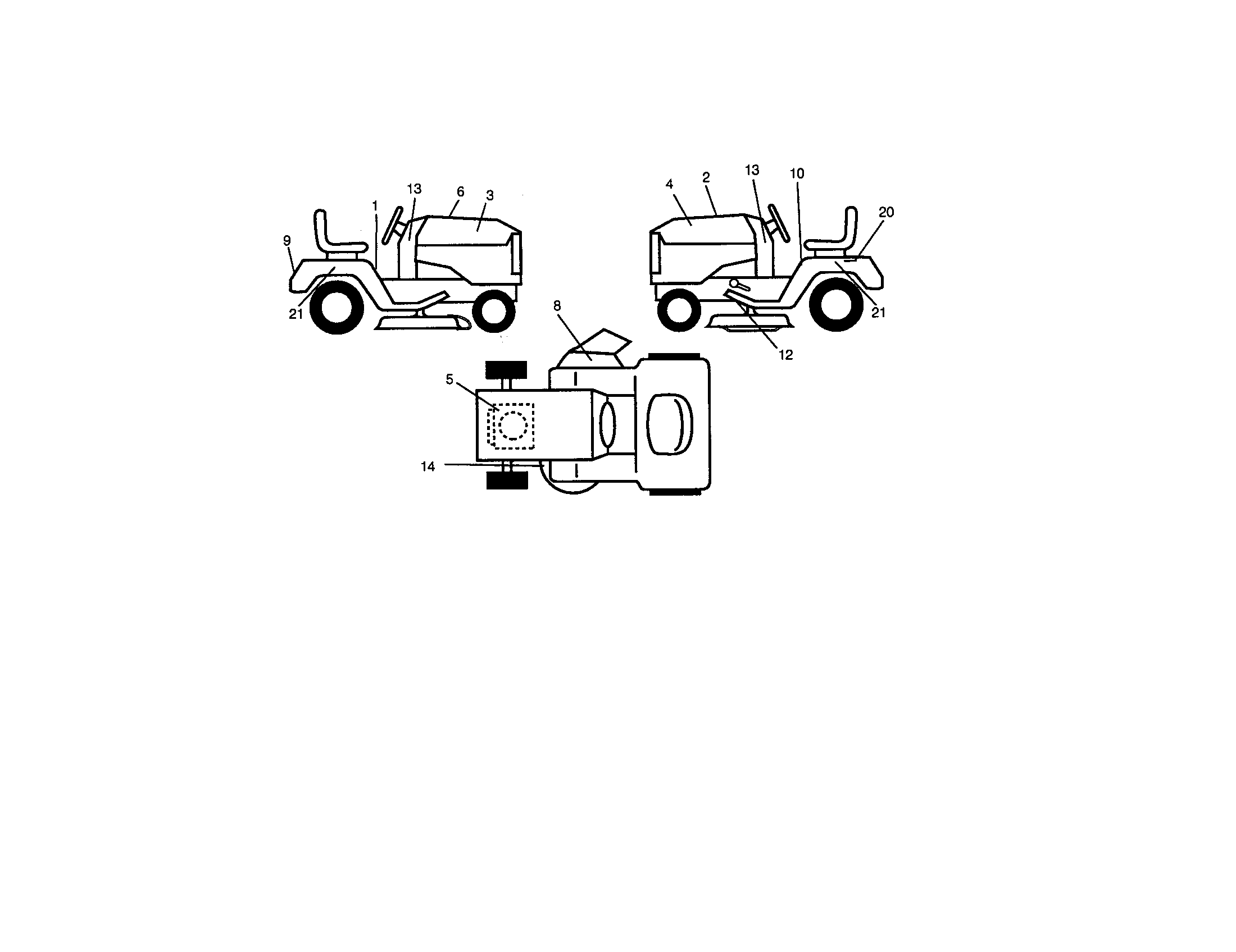 Craftsman 917270731 decals diagram
