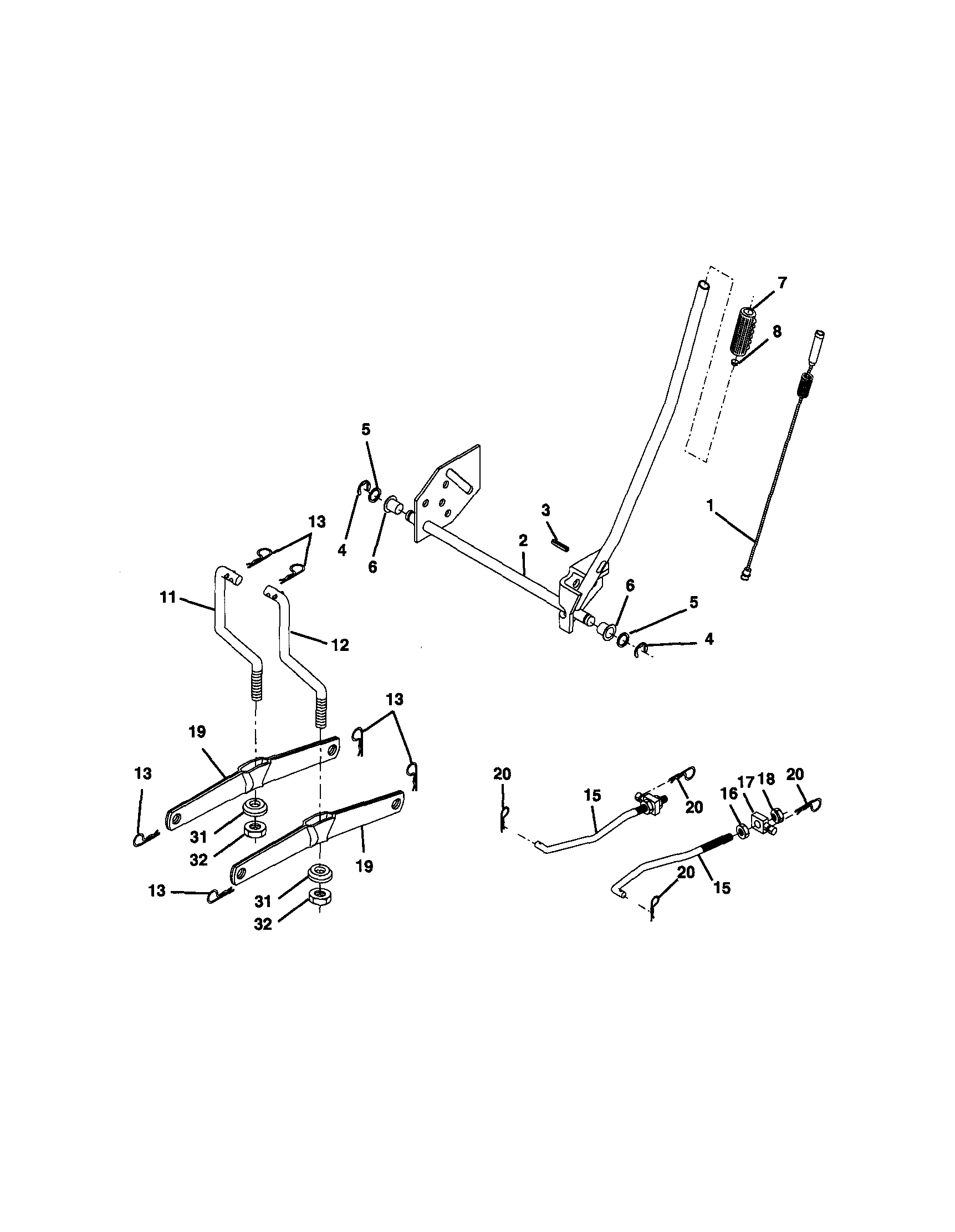 Craftsman 917270731 lift diagram