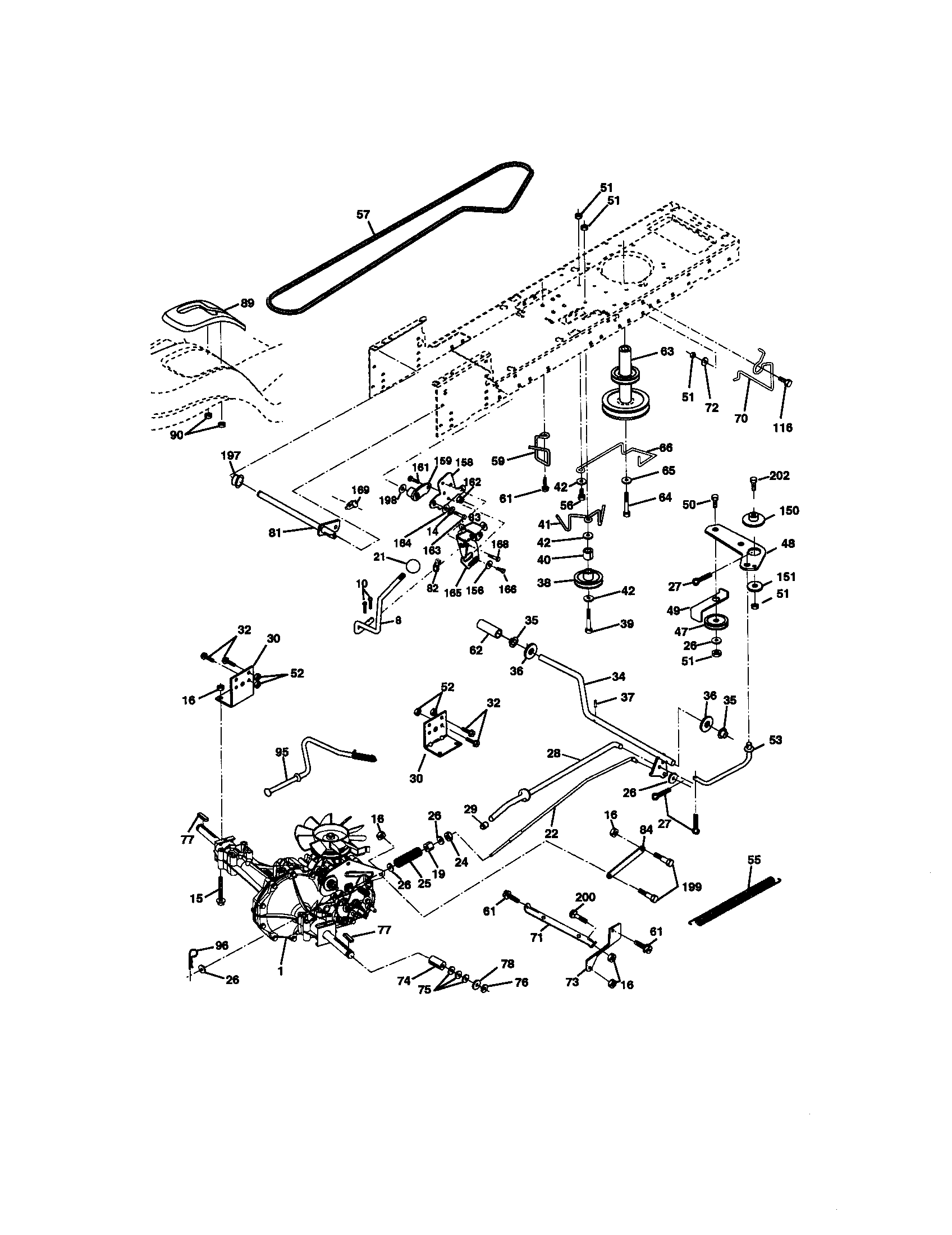 Craftsman 917270741 ground drive diagram