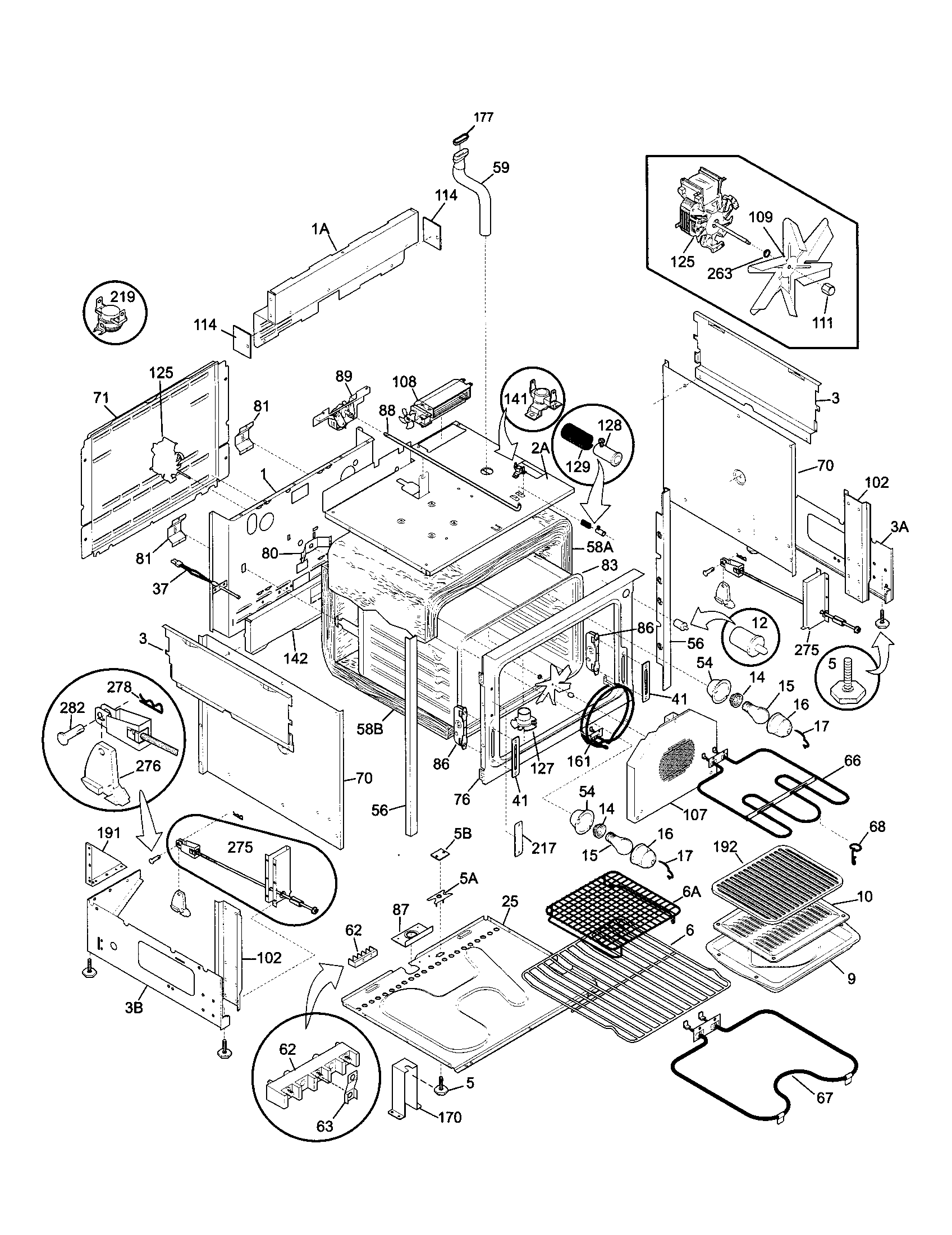 Kenmore Elite 79046802991 body diagram