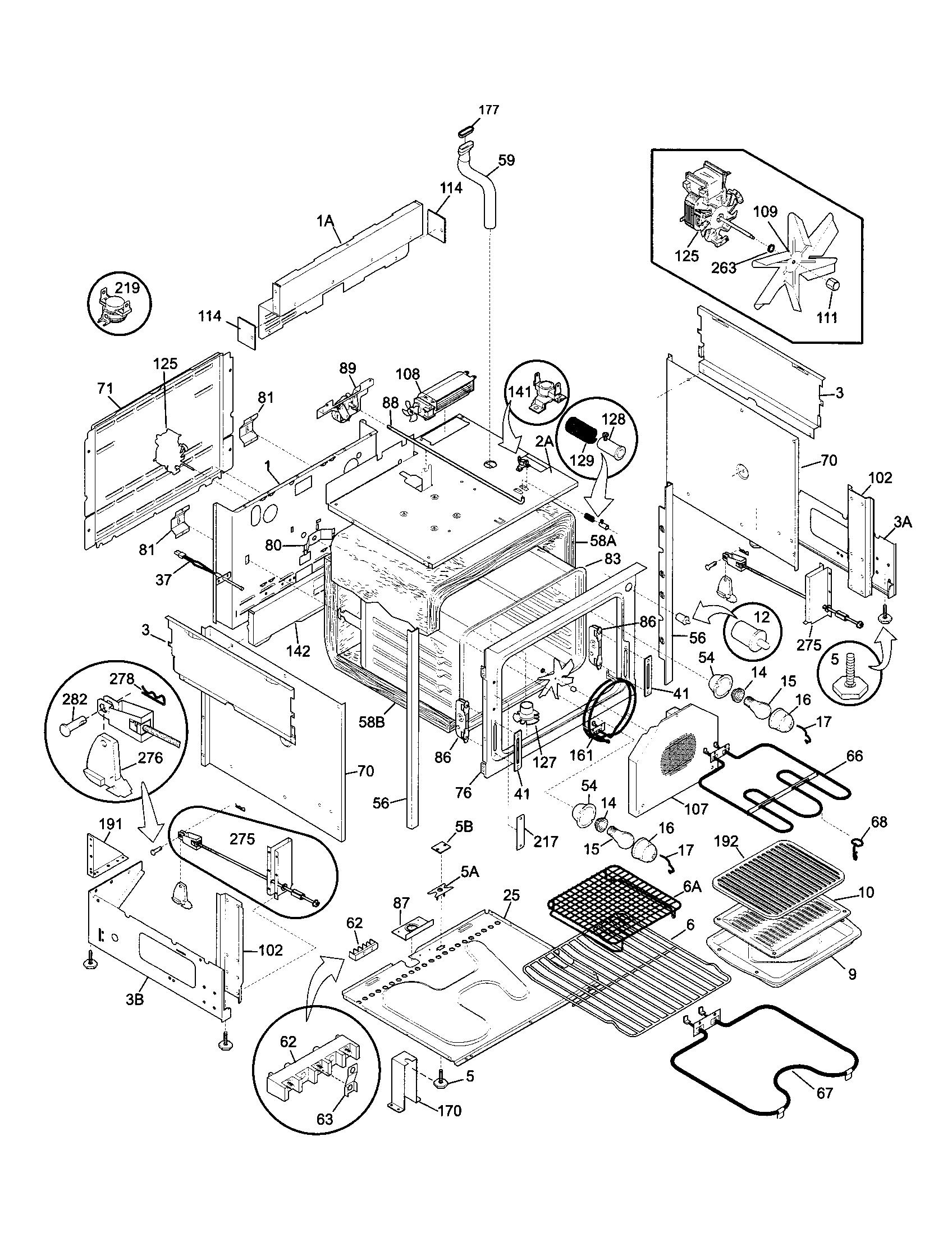 Kenmore Elite 79046802992 body diagram