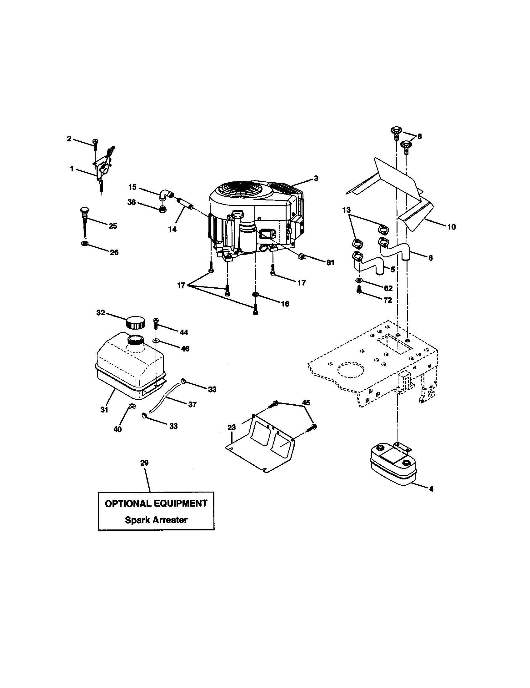 Craftsman 917270752 engine diagram