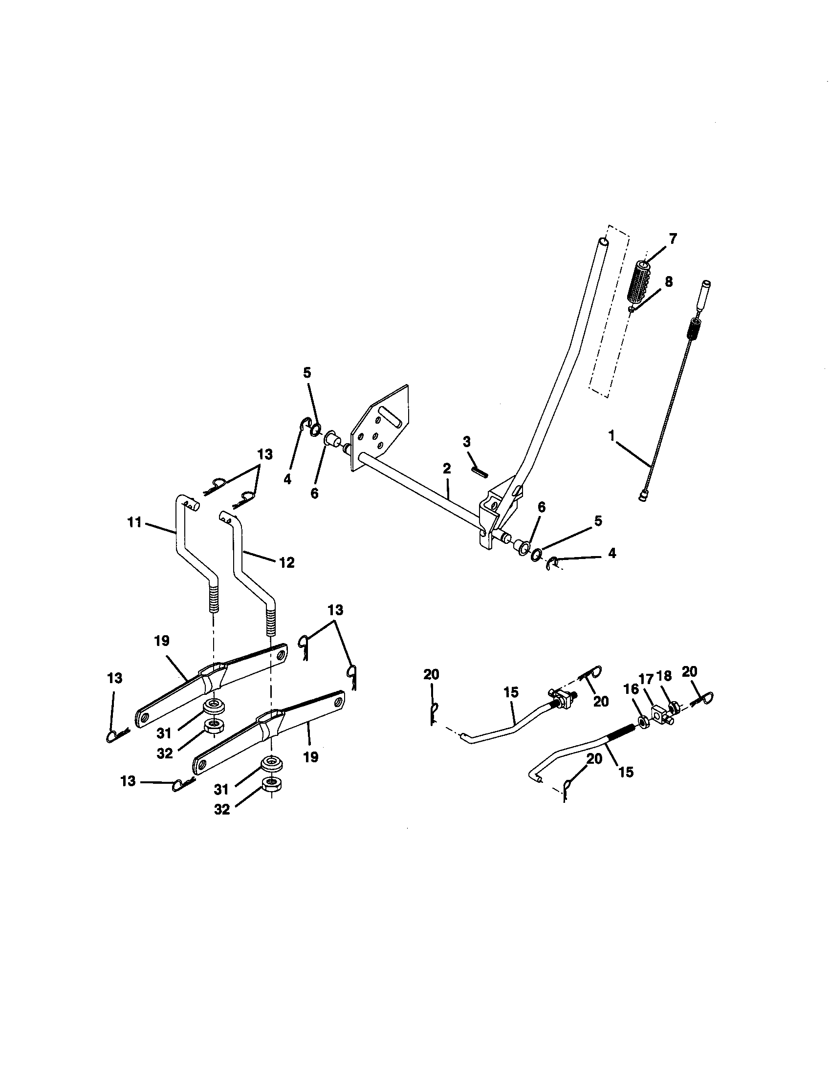 Craftsman 917270752 lift diagram