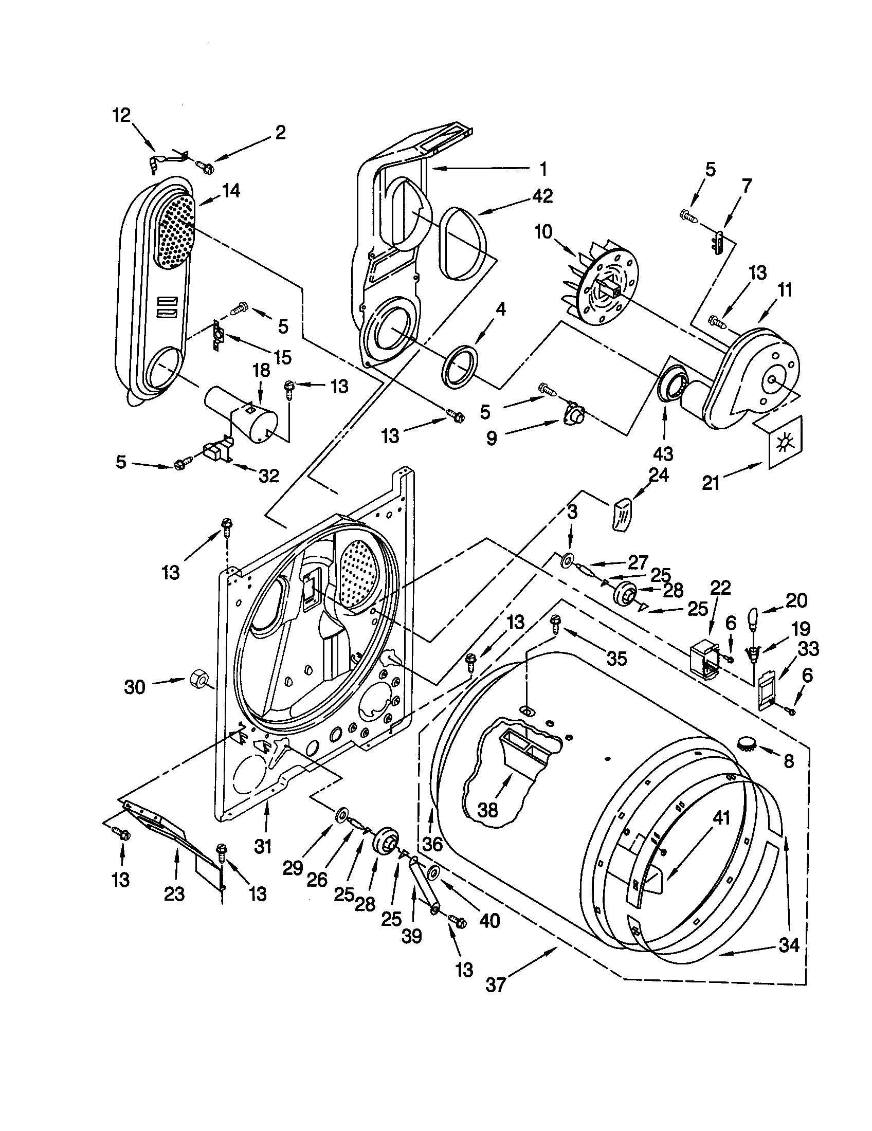 Whirlpool LGQ8800JQ0 bulkhead diagram