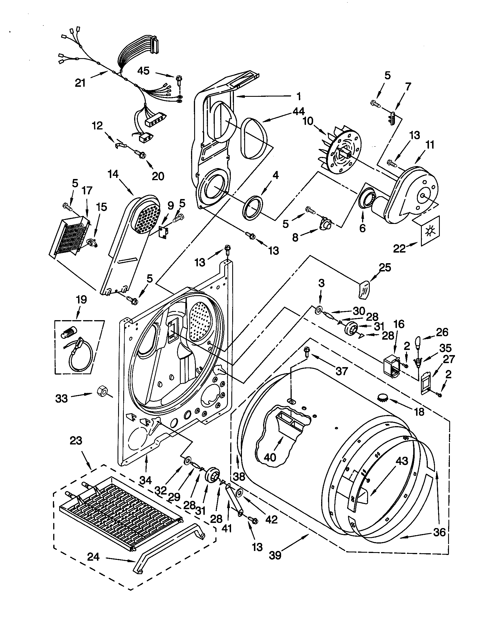 Whirlpool GEX9868JT0 bulkhead diagram