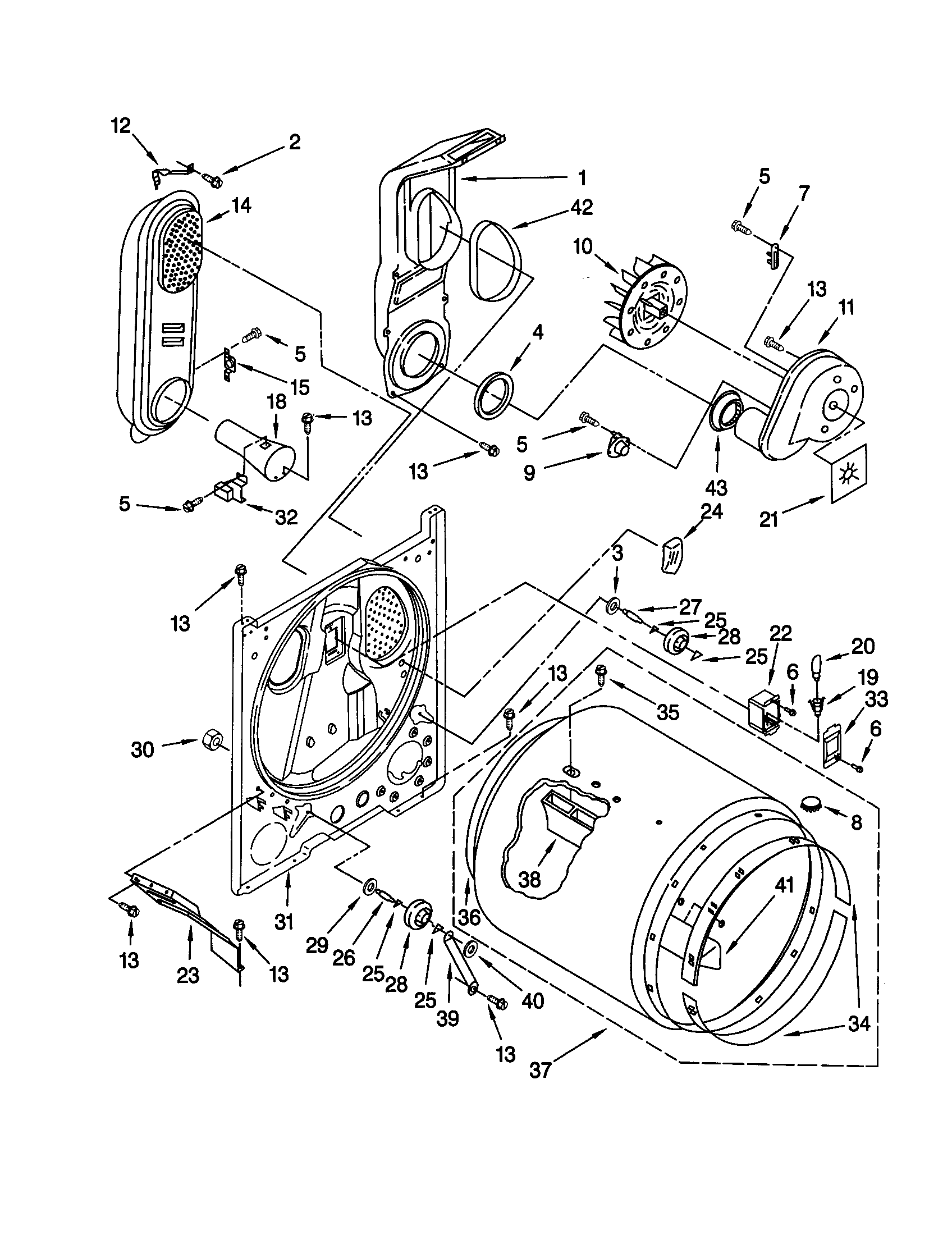 Whirlpool GGQ9858JQ0 bulkhead diagram