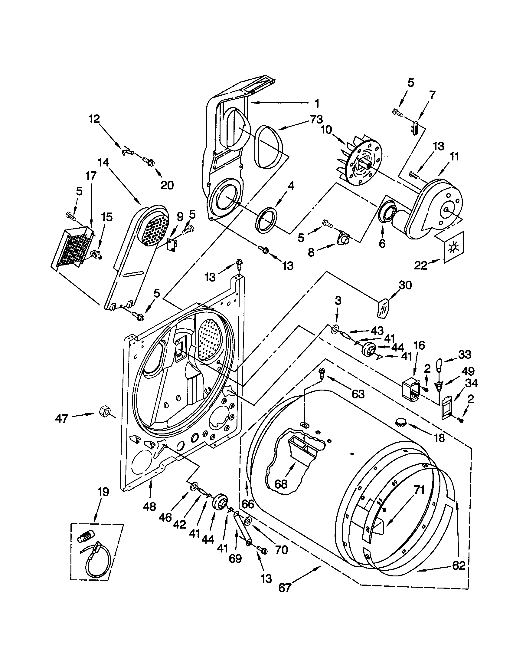 Whirlpool LEQ8800JT0 bulkhead diagram