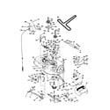 Poulan PR20H42STA mower deck diagram