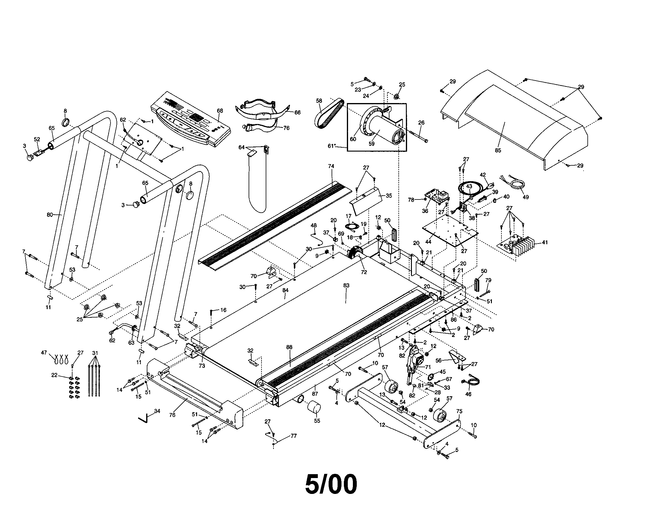 Image IMTL22992 treadmill diagram