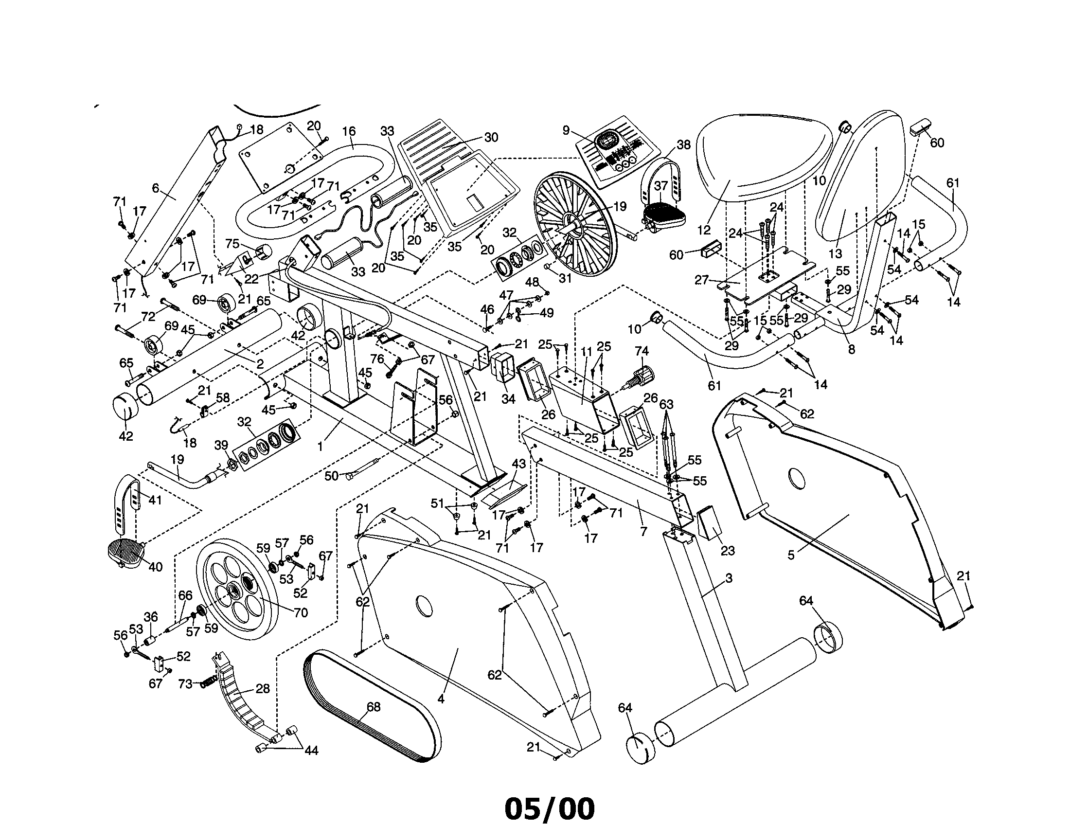 Proform 831288080 cycle diagram