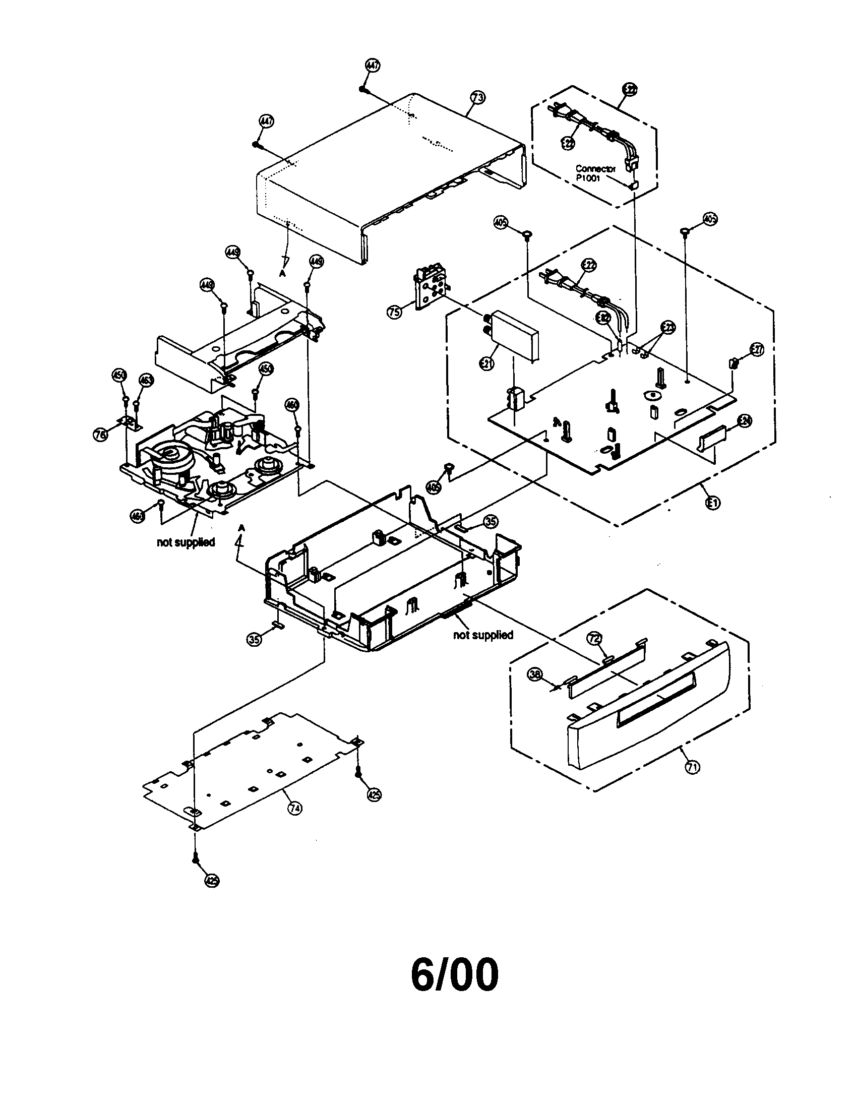 Panasonic VHQ-400 vcr diagram