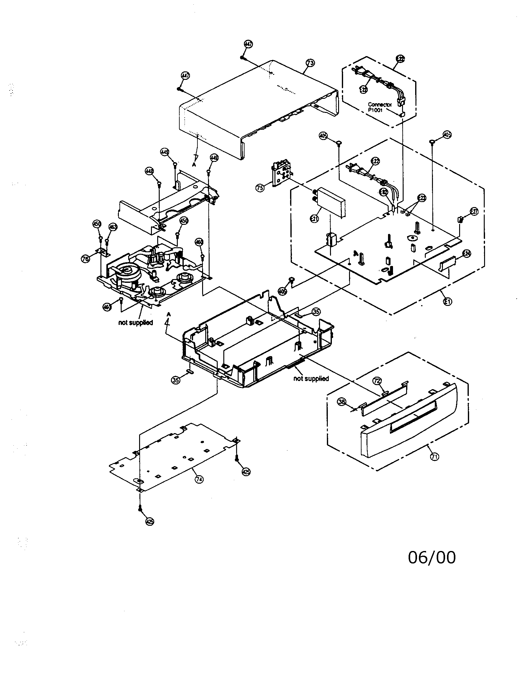 Panasonic PV-V4520-K vcr diagram