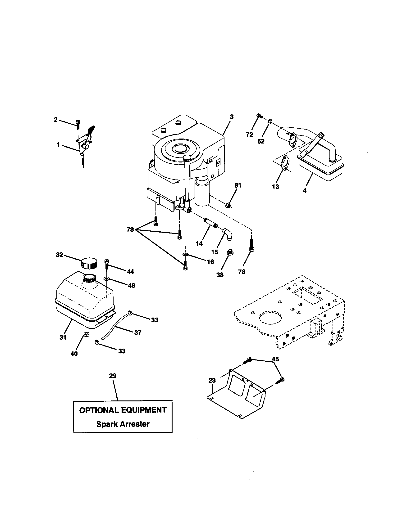 Craftsman 917270732 engine diagram
