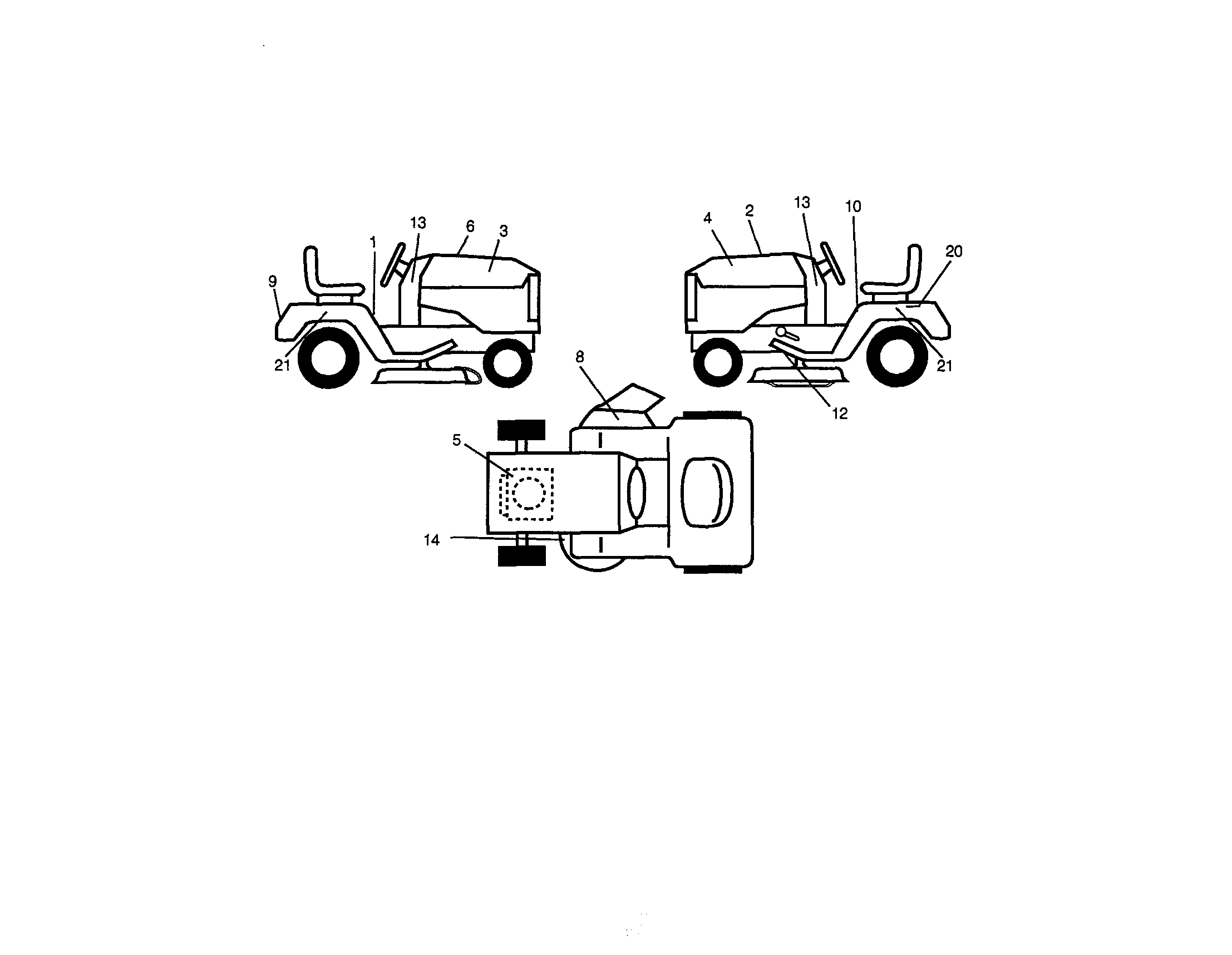 Craftsman 917270732 decals diagram