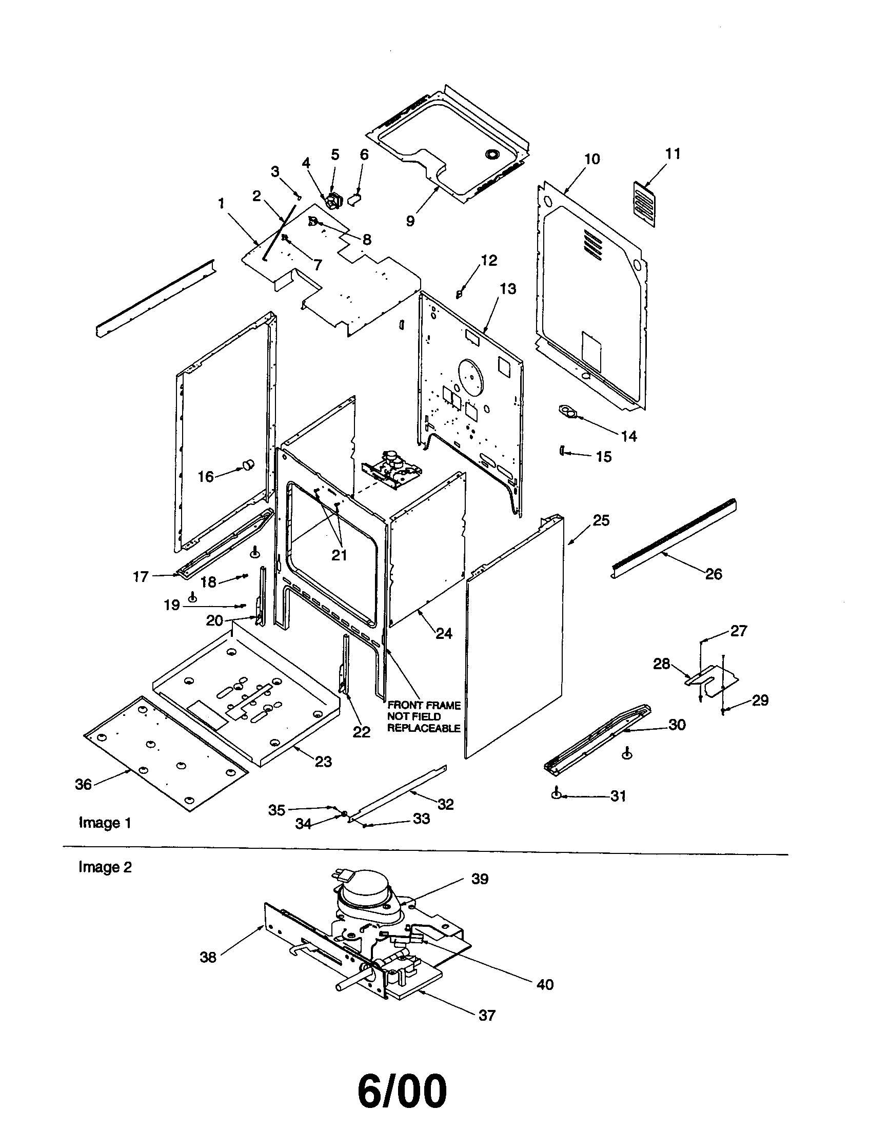 Amana ARRS6550E-P1143905NE cabinet diagram