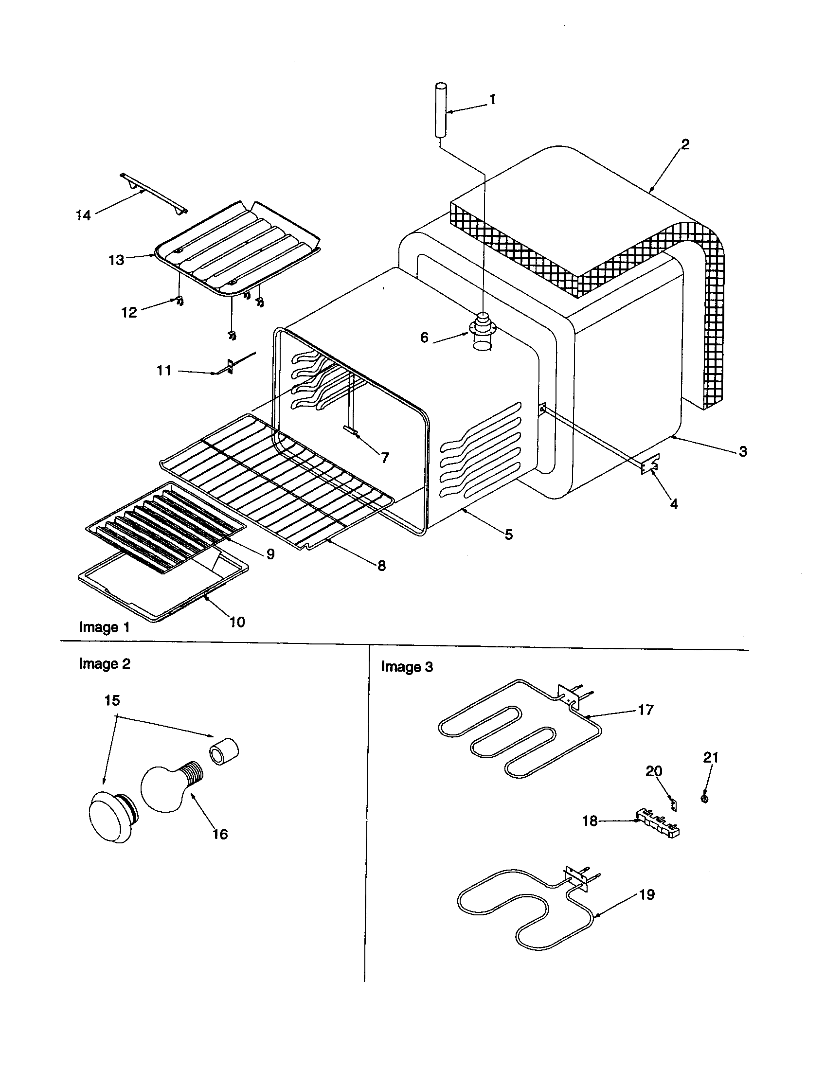 Amana ARRS6550E-P1143905NE cavity diagram