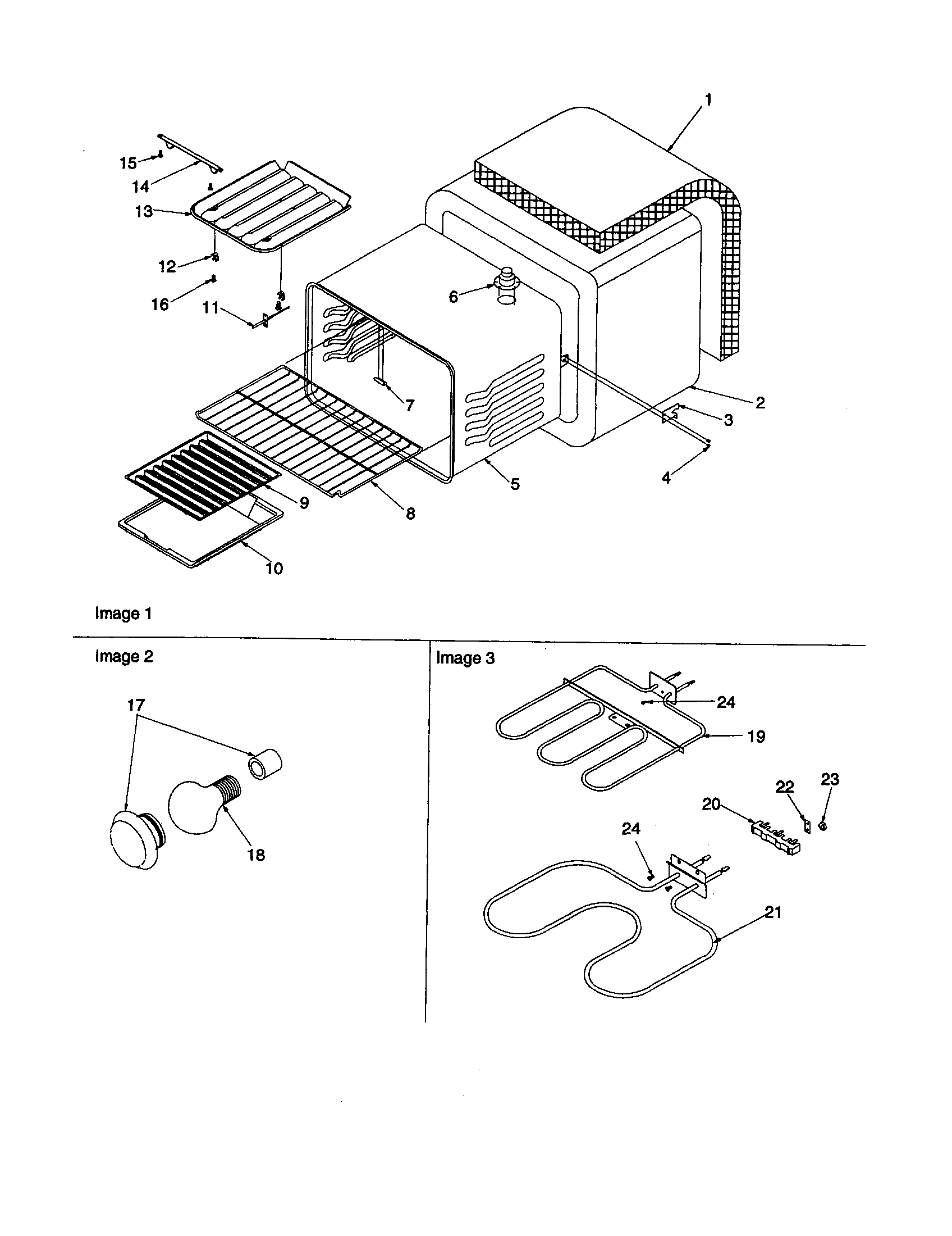Amana ARR6400WW/P1143653NWW cavity diagram
