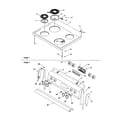 Amana ARR6400WW/P1143820NWW main top and backguard diagram
