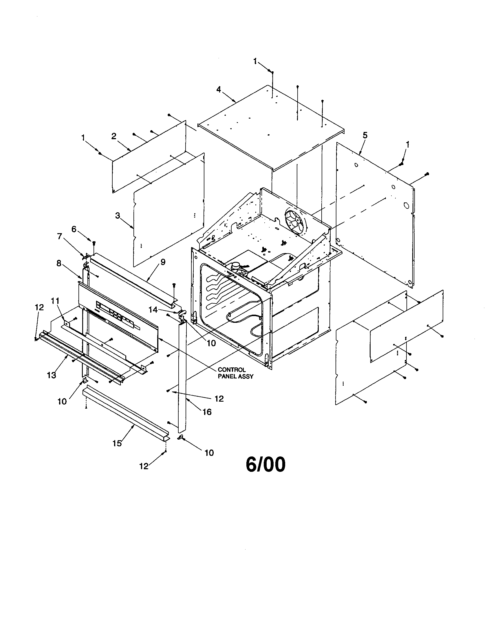 Amana AOCS2740WW-P1132369NWW cabinet diagram