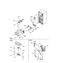 Kenmore 59669872991 evaporator/freezer controls assembly diagram