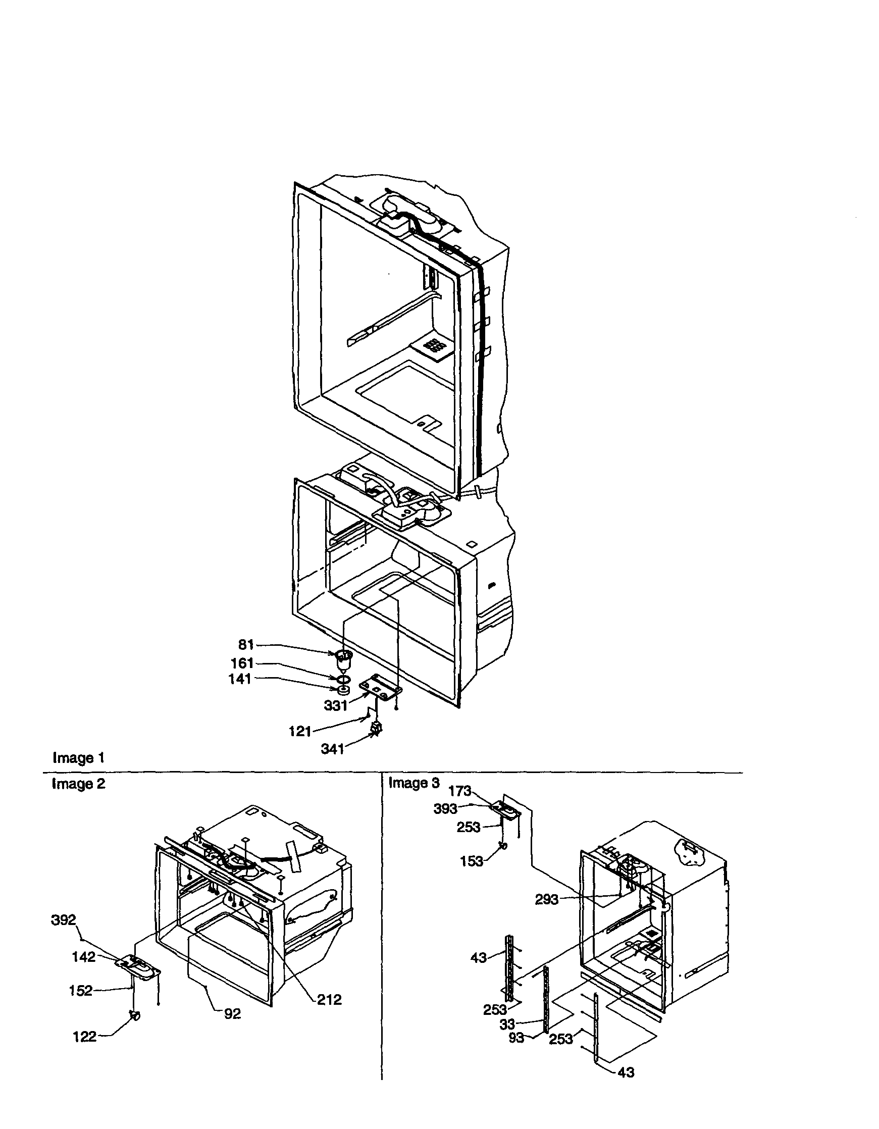 Kenmore 59679144000 light switches and drain funnel diagram