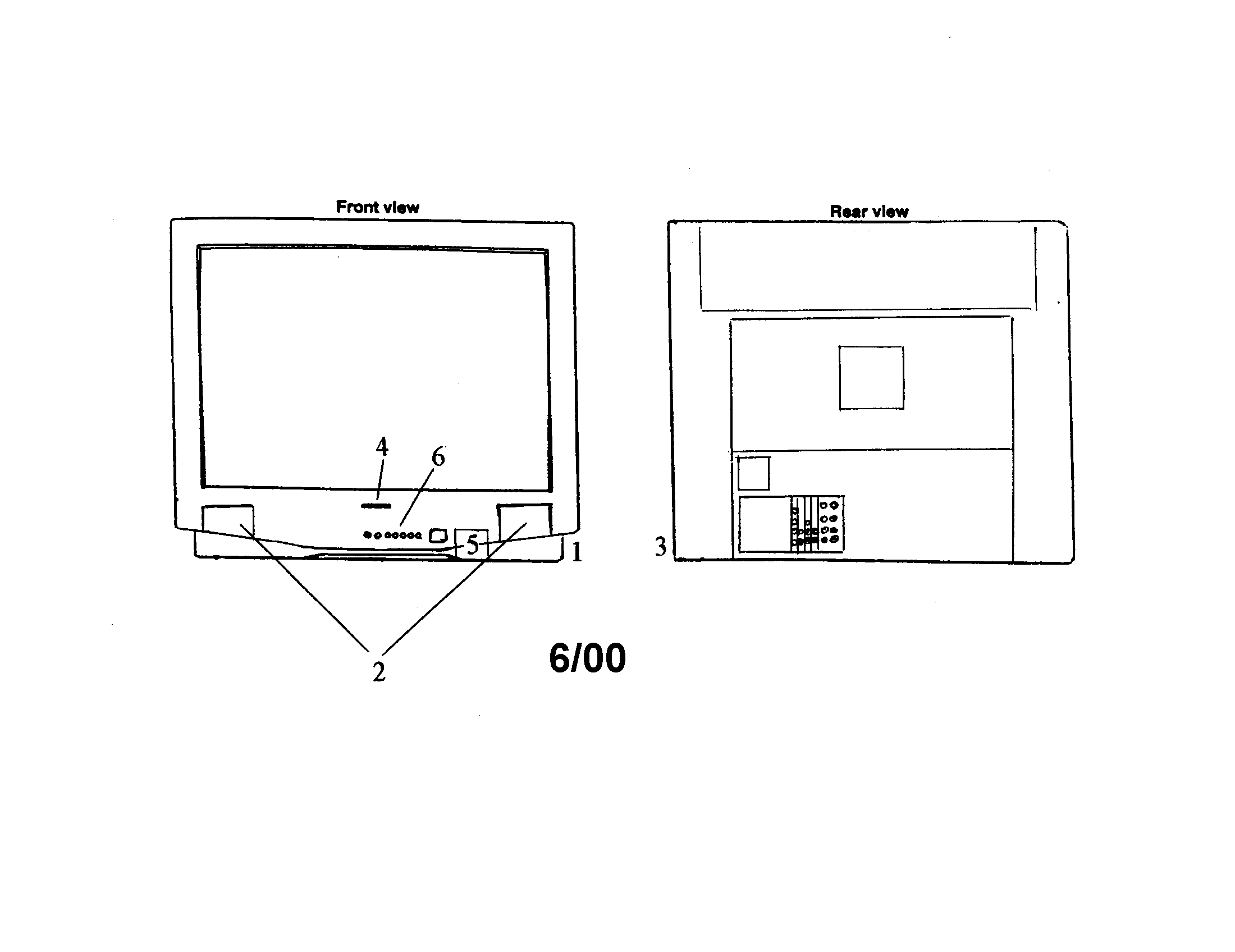 Panasonic CT-3697VYA tv diagram
