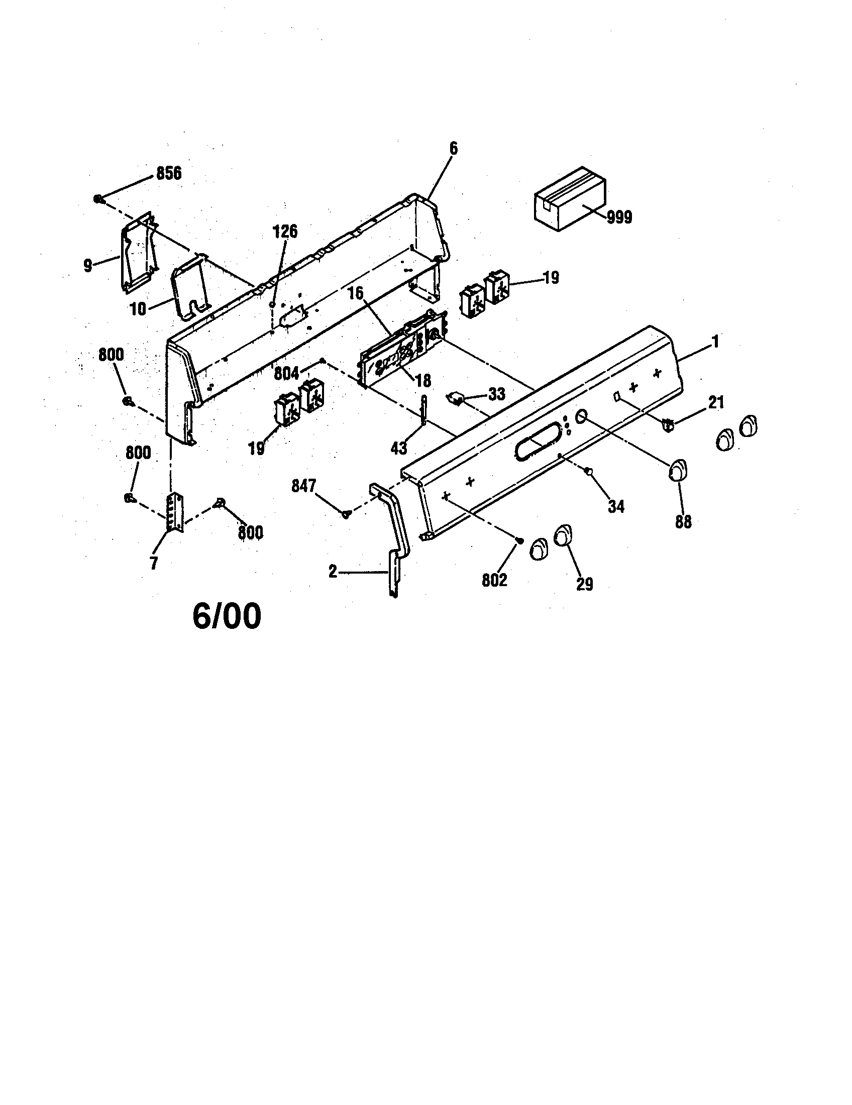 Kenmore 91163268690 backguard section diagram