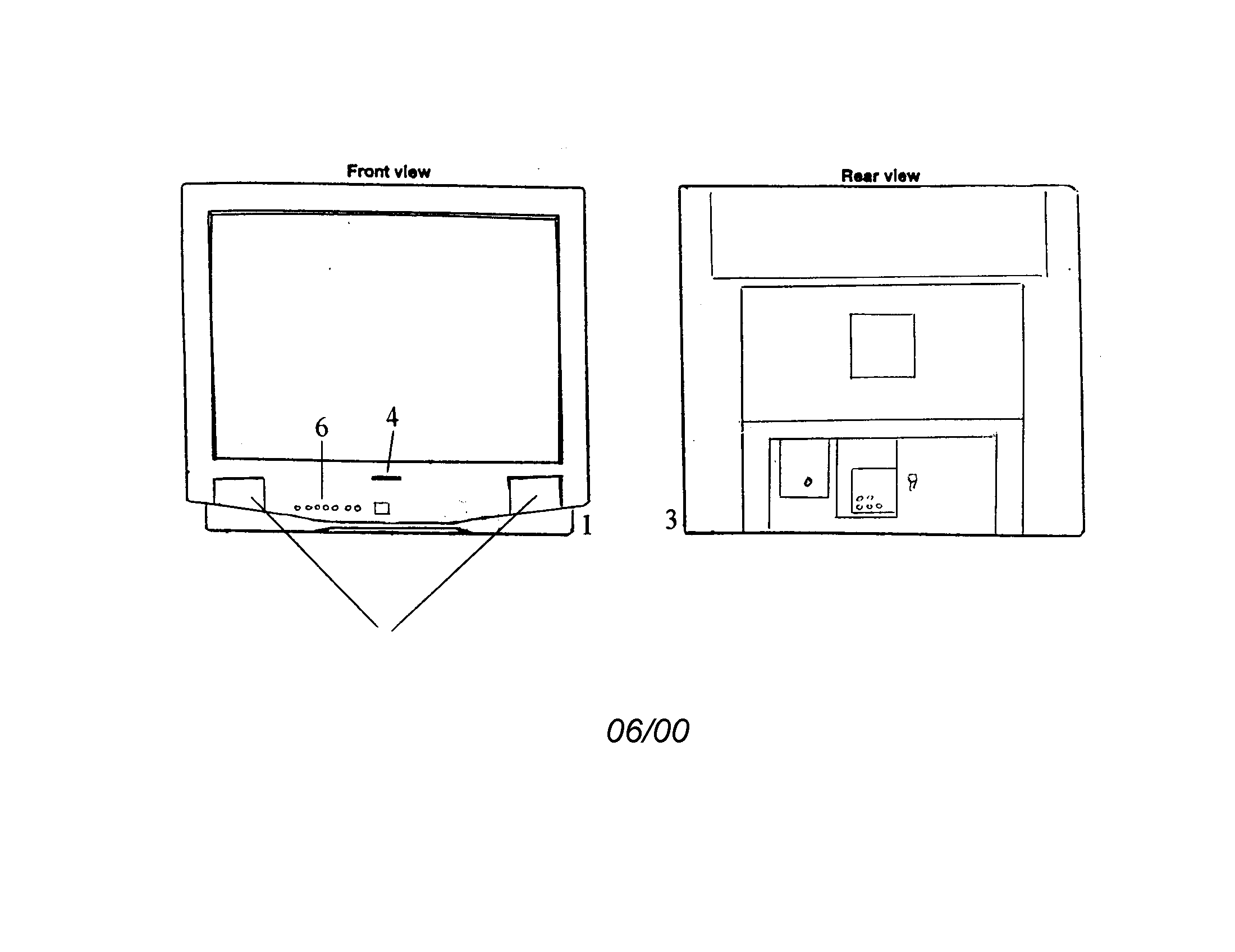 Panasonic CT-2771SUB television diagram