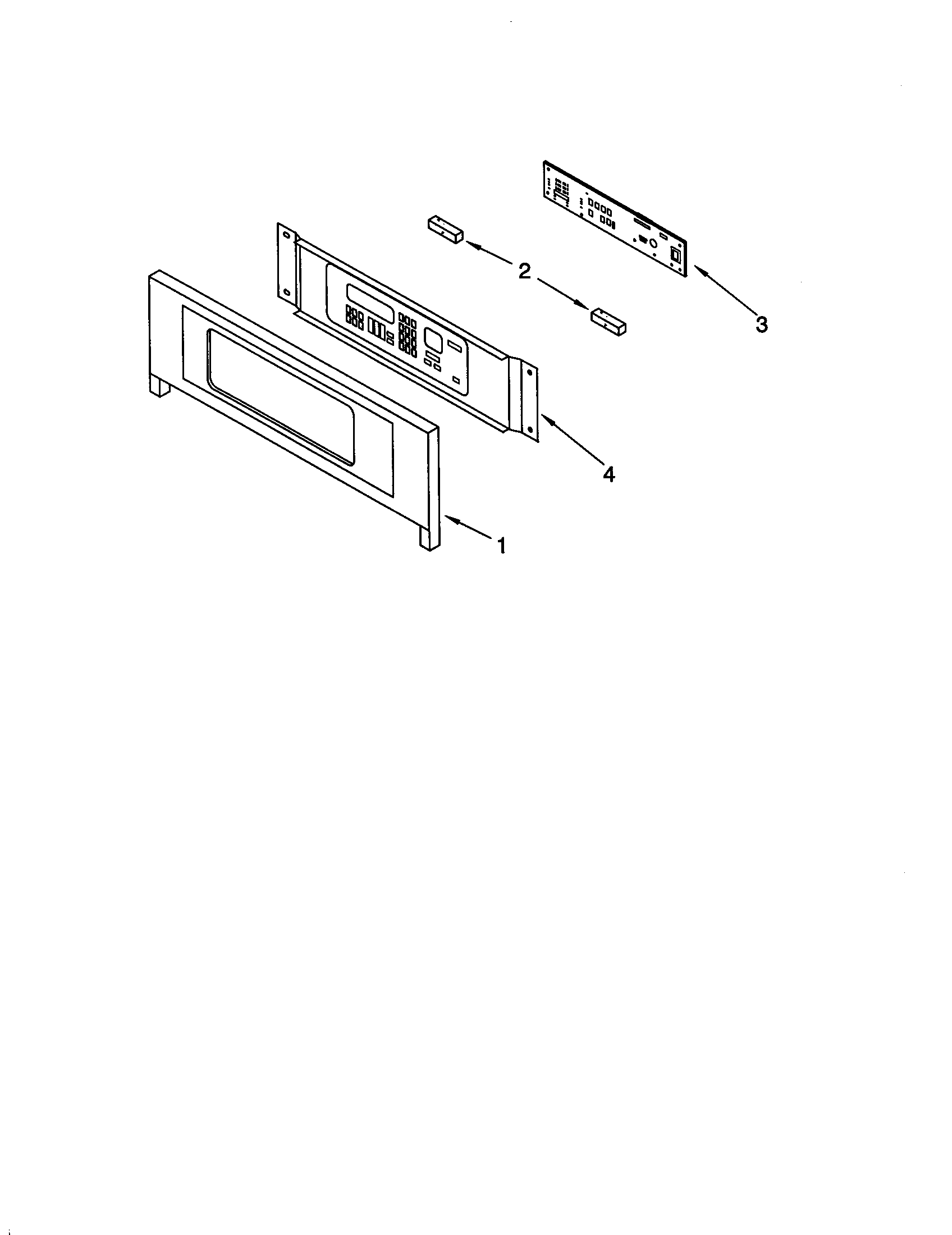 KitchenAid KEBC107HBL0 control panel diagram