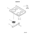 Kenmore 66595804000 cooktop diagram