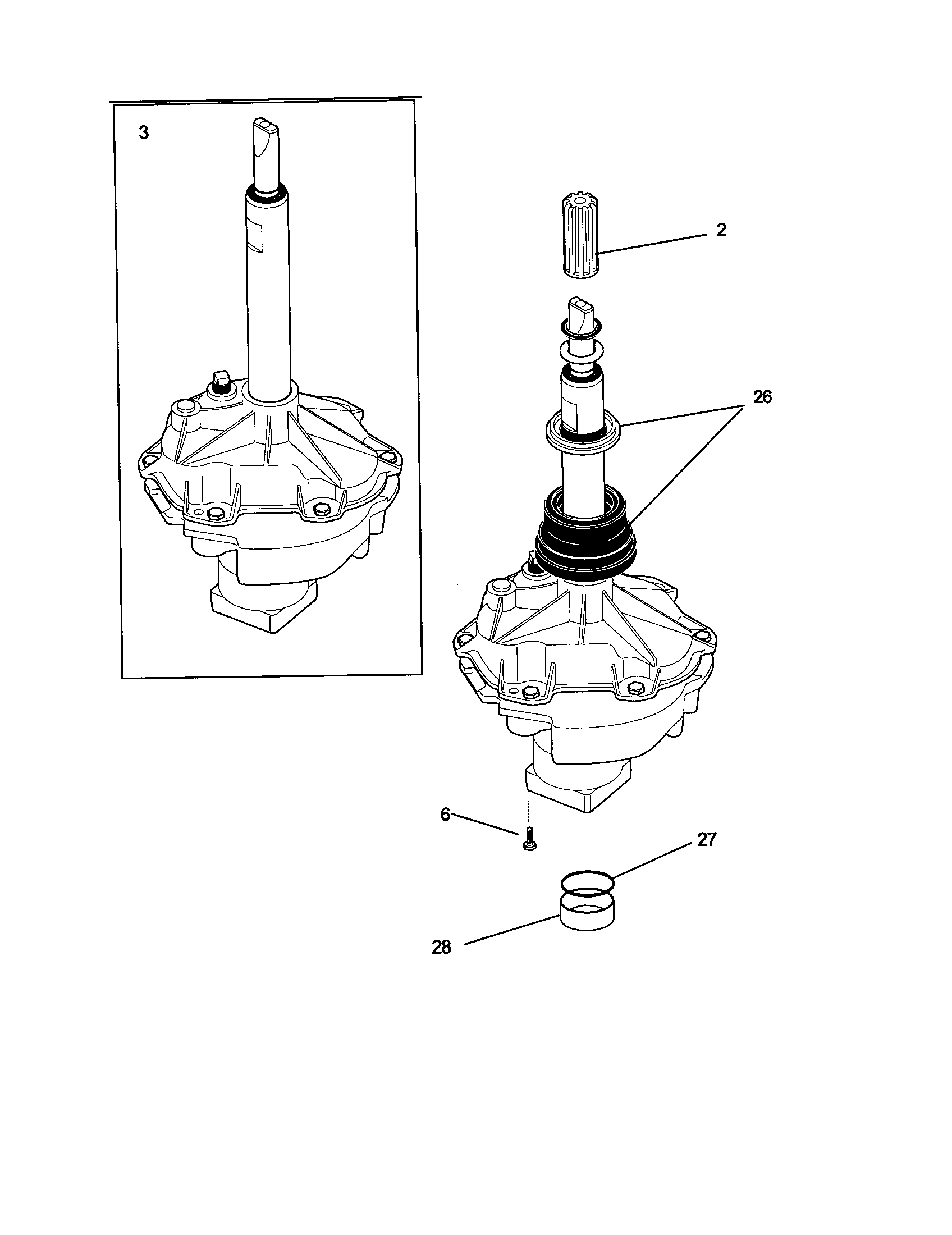 Sears Canada 970-C90802-00 transmission diagram