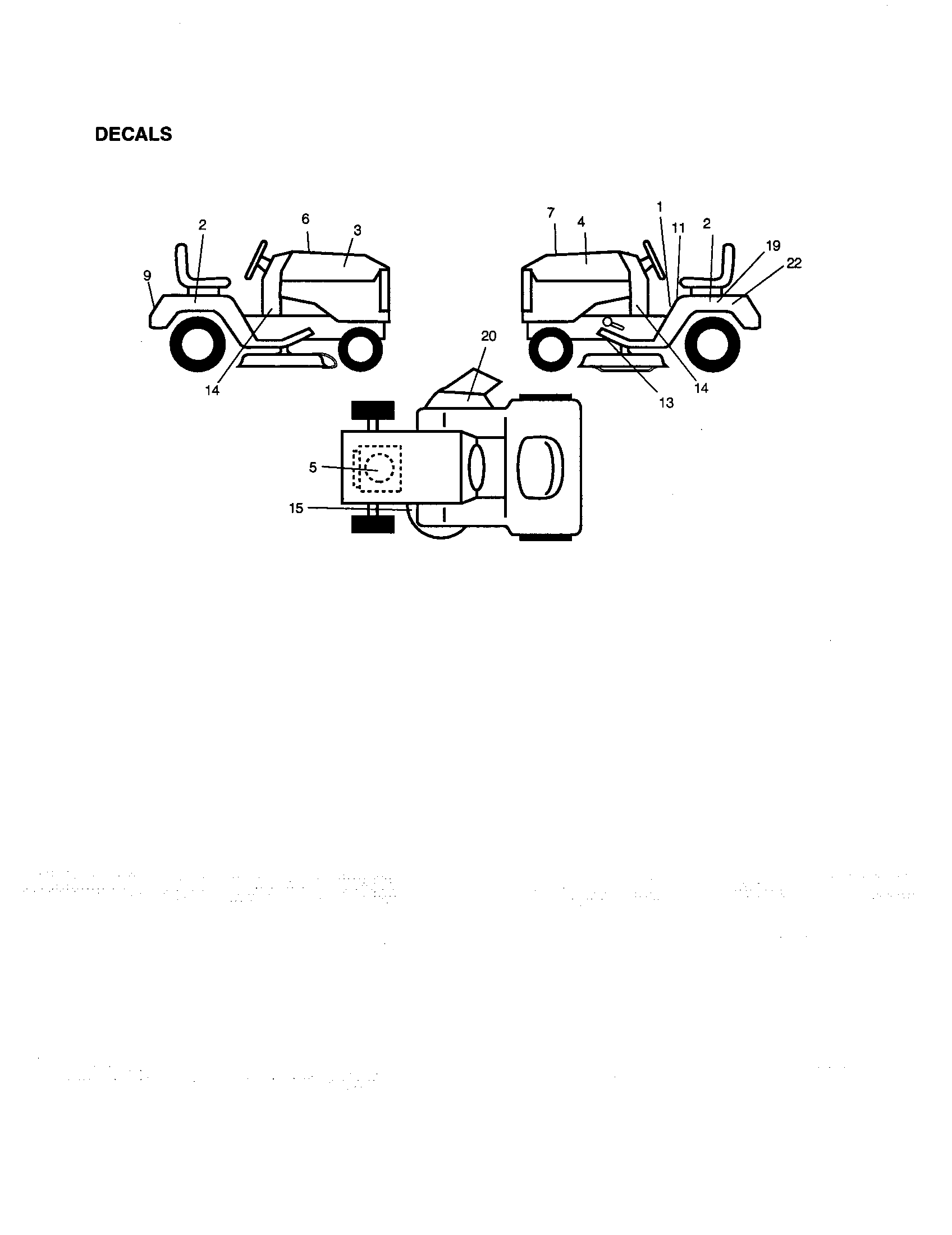 Craftsman 917271142 decals diagram