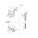Amana AC151KW-P1317816WW compressor, hinge and lock diagram