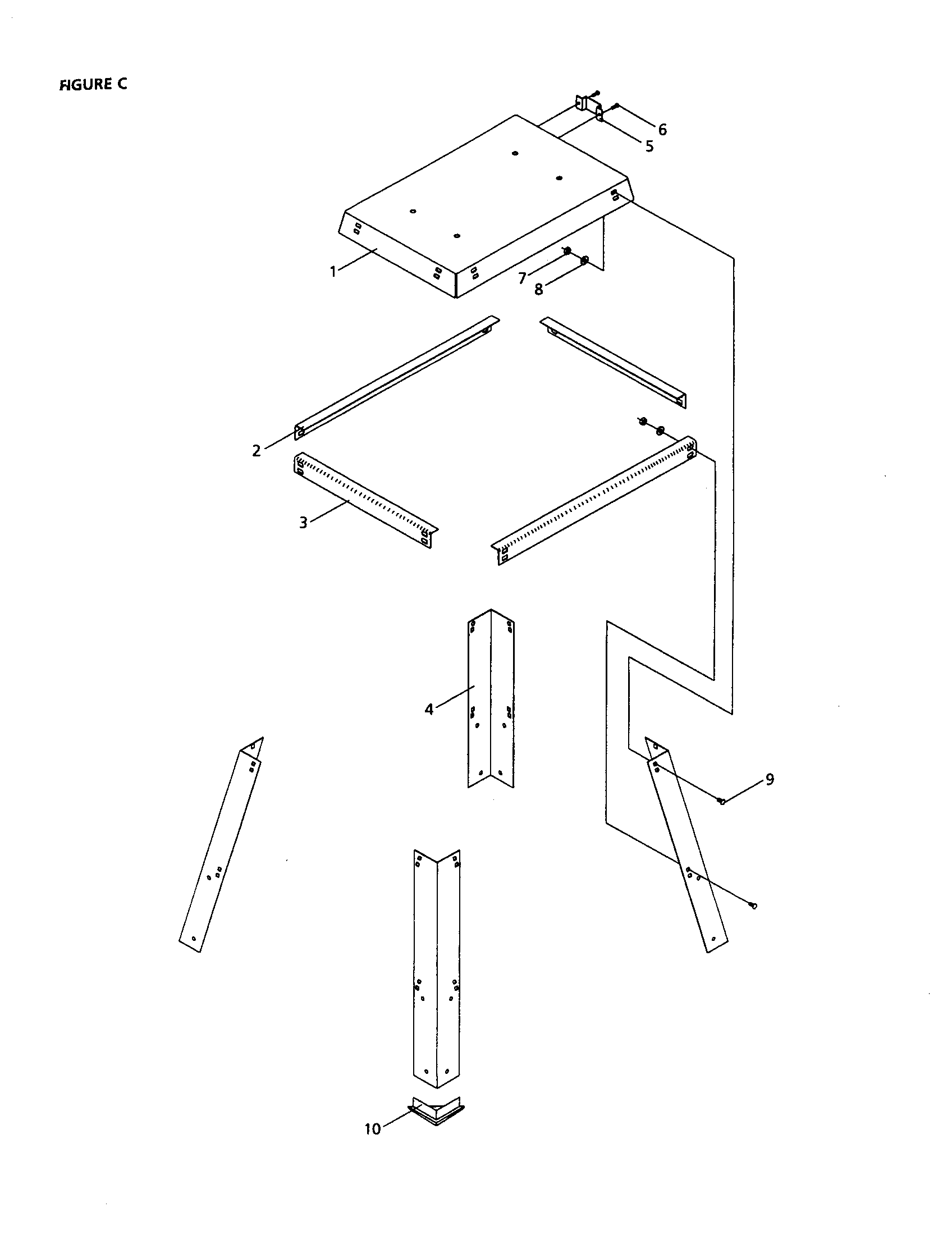 Craftsman 137224320 leg/top pal diagram