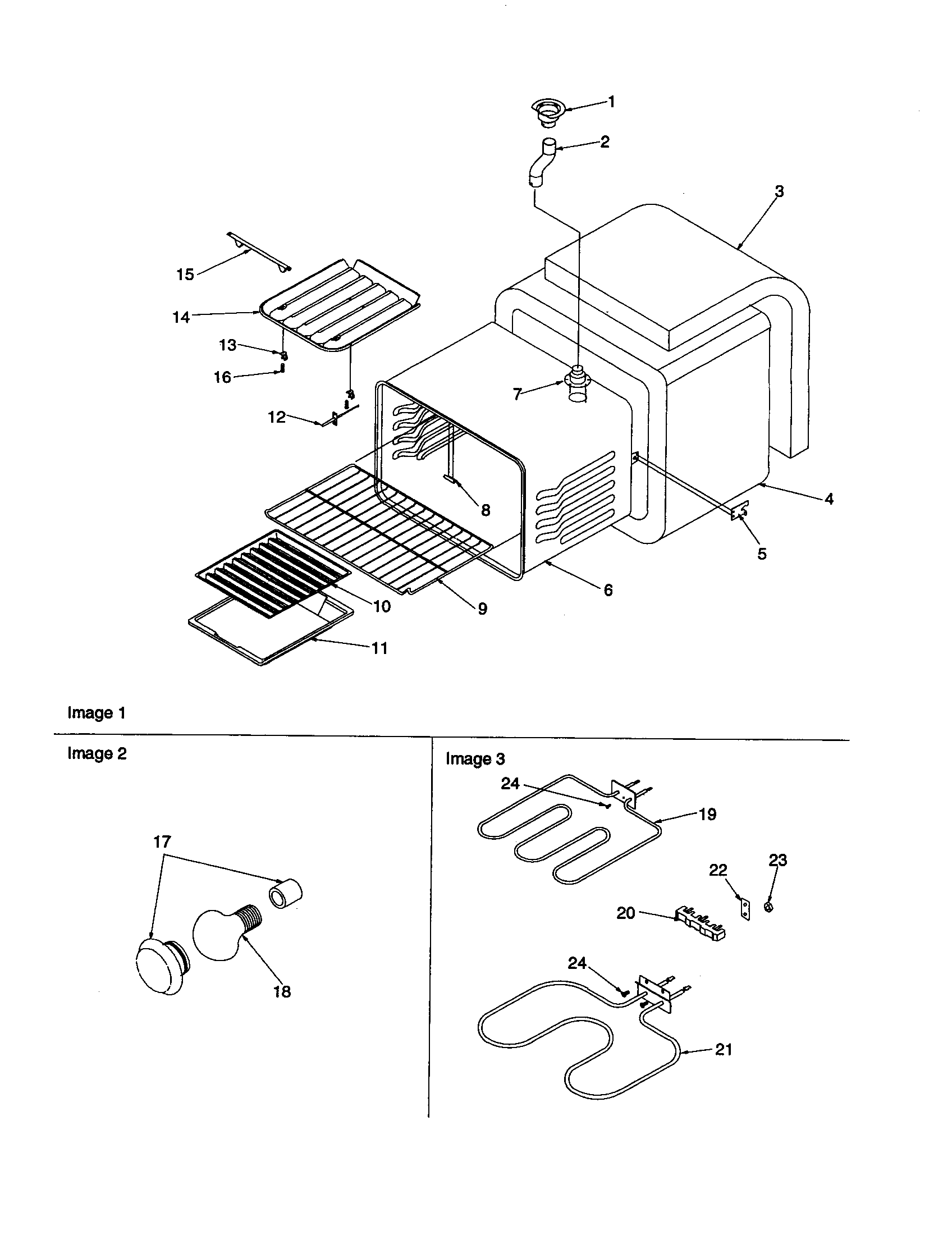 Amana ARTS6651E-P1143903NE cavity diagram