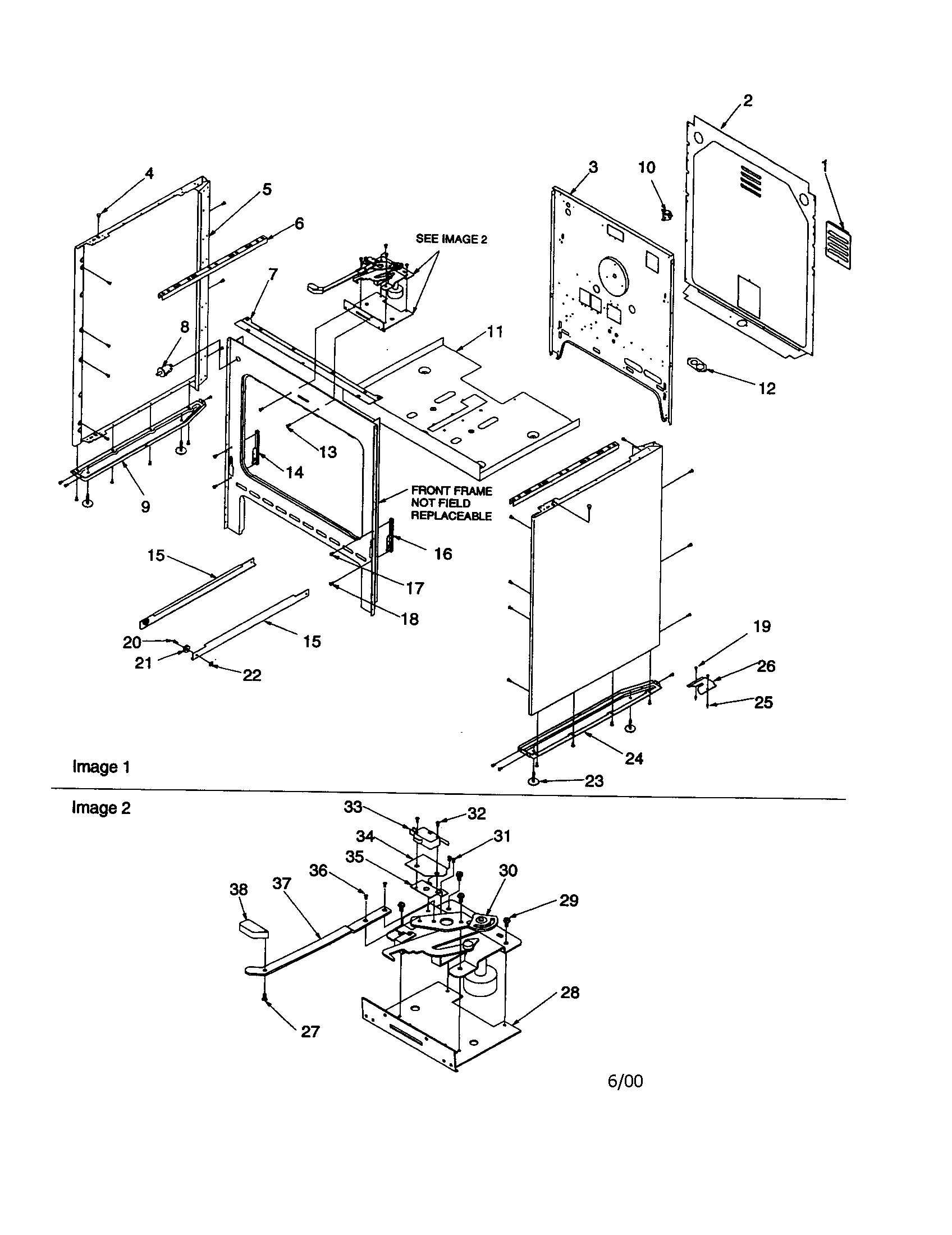 Amana ART612EWW-P1143813NWW cabinet diagram