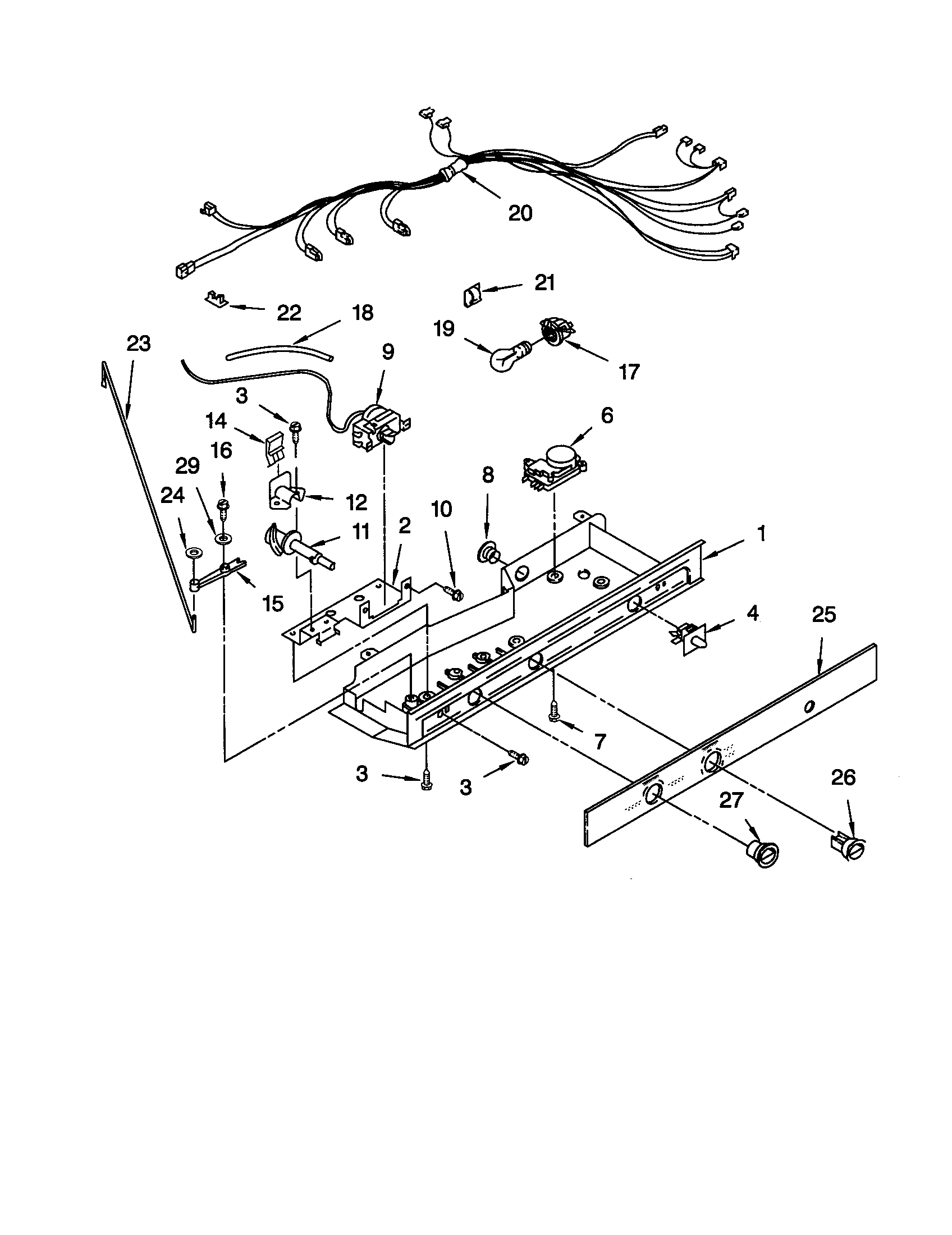Whirlpool ED25CQXHB01 control diagram