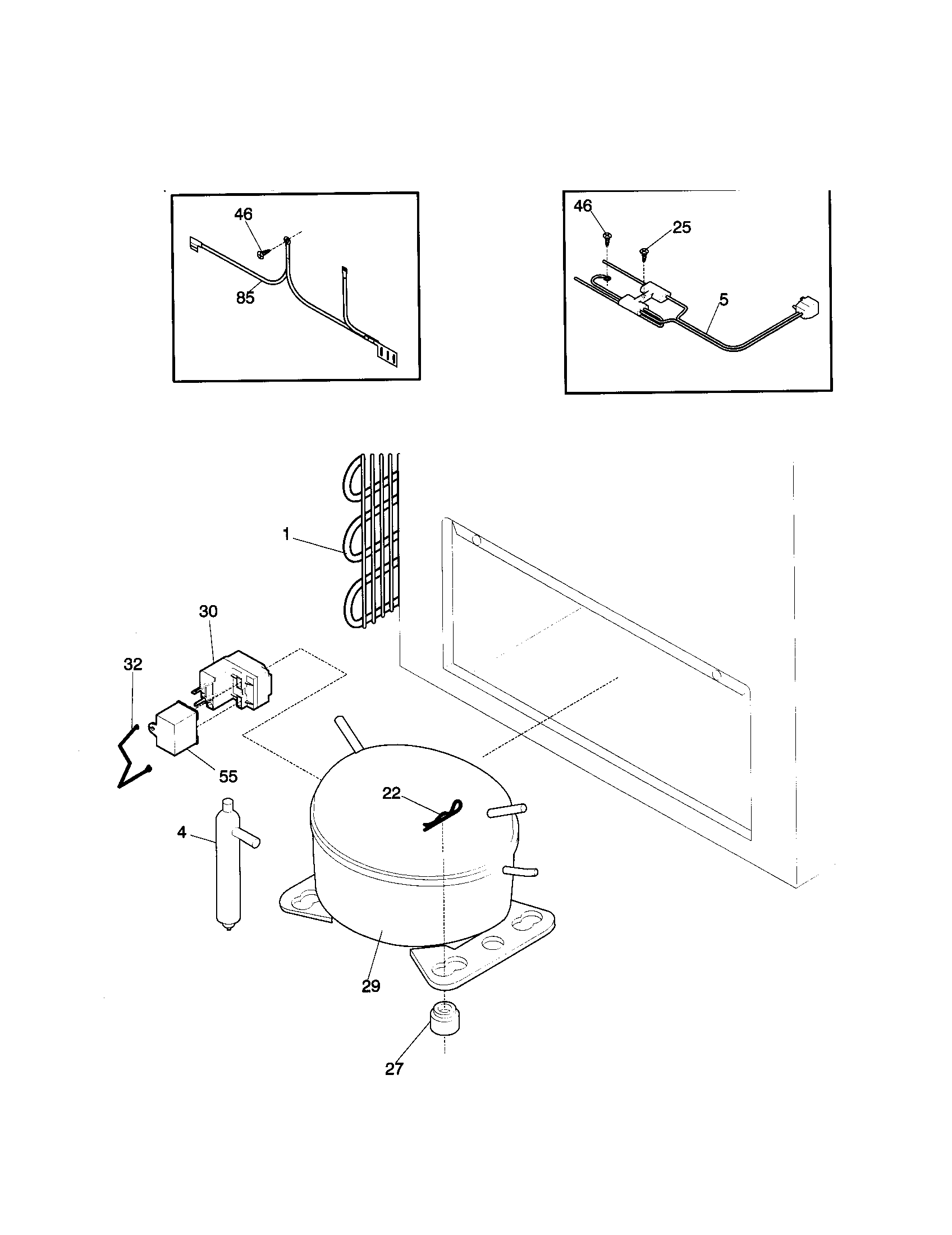 Kenmore 2539185112 system diagram