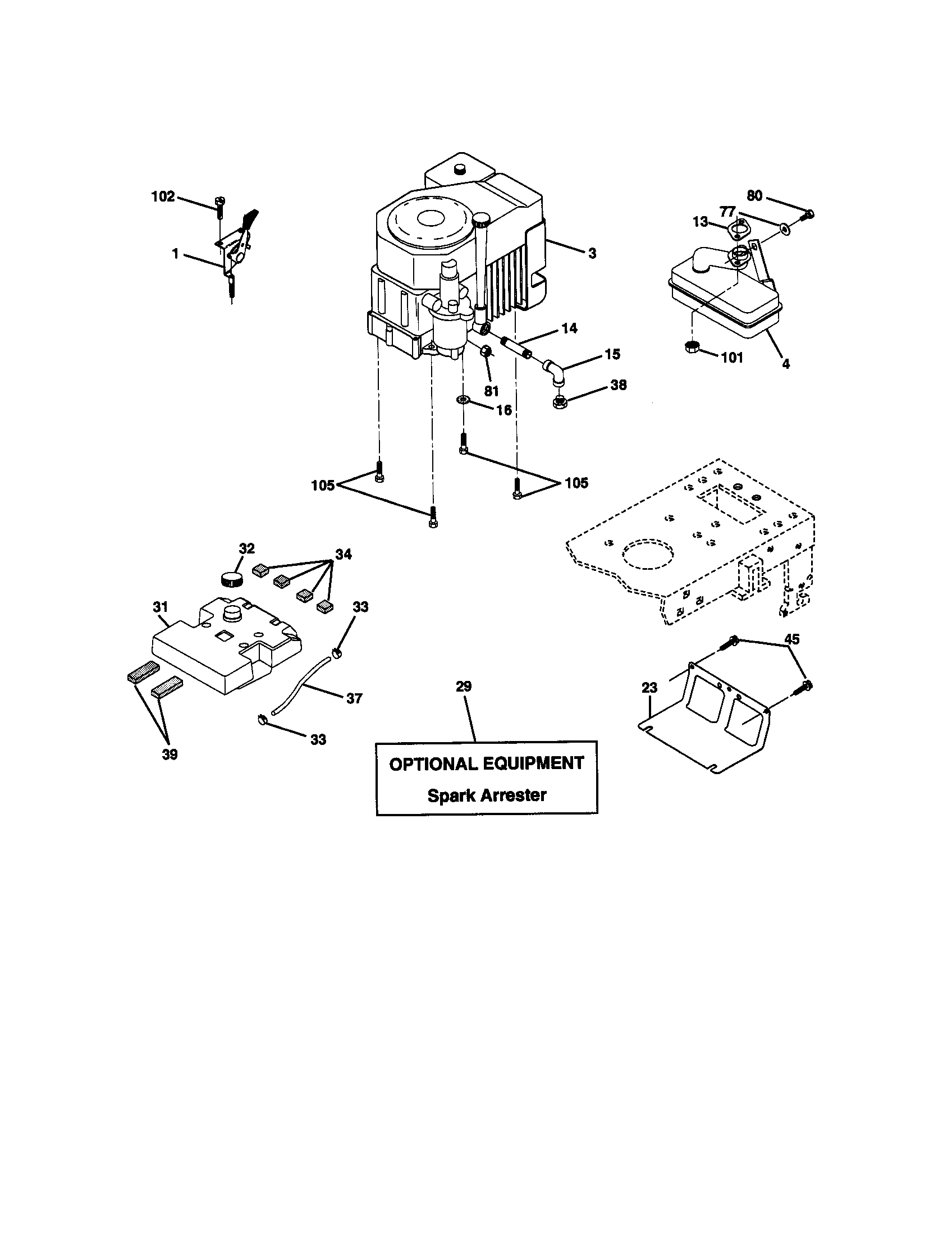 Craftsman 917272220 engine diagram