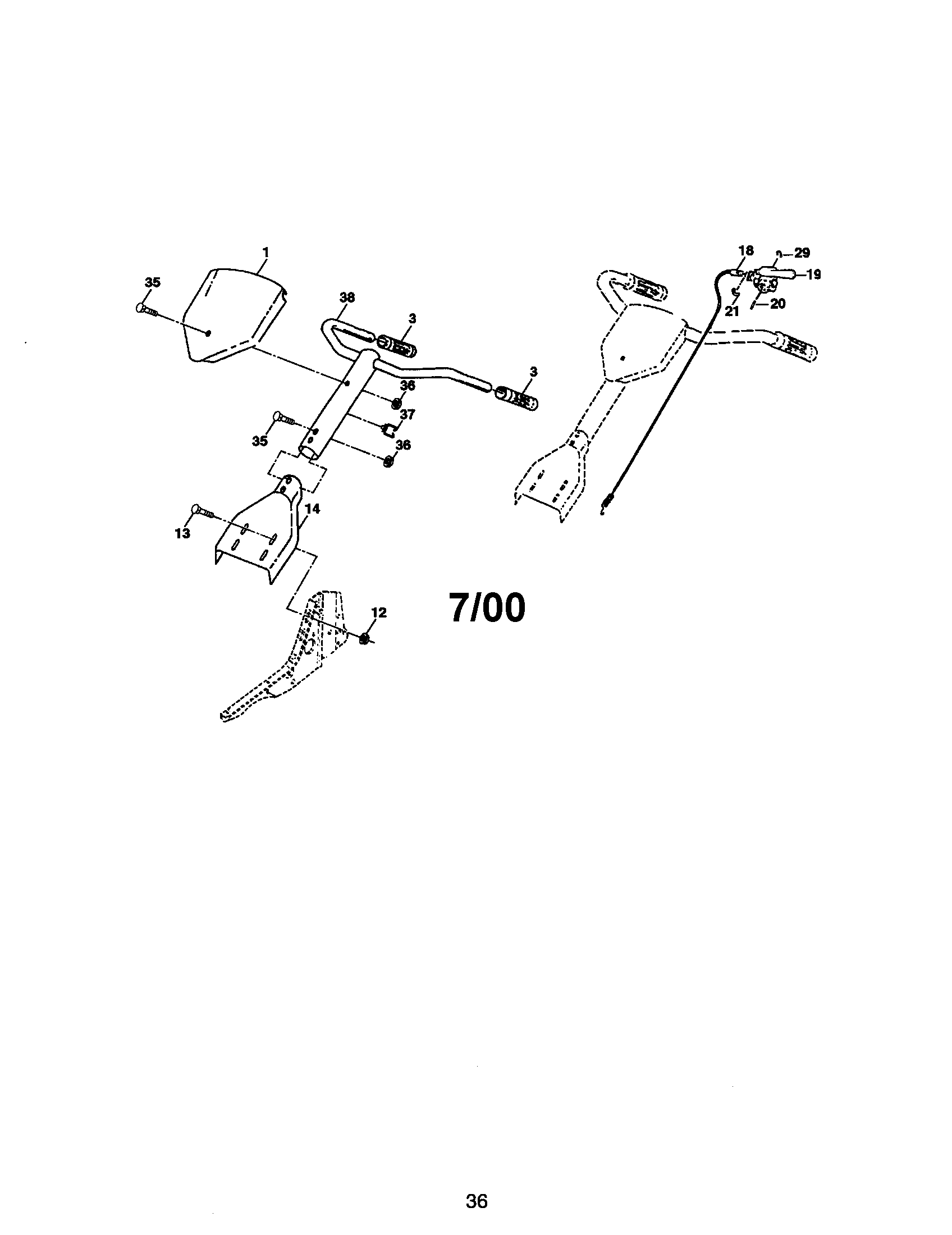 Craftsman 917292394 handles diagram