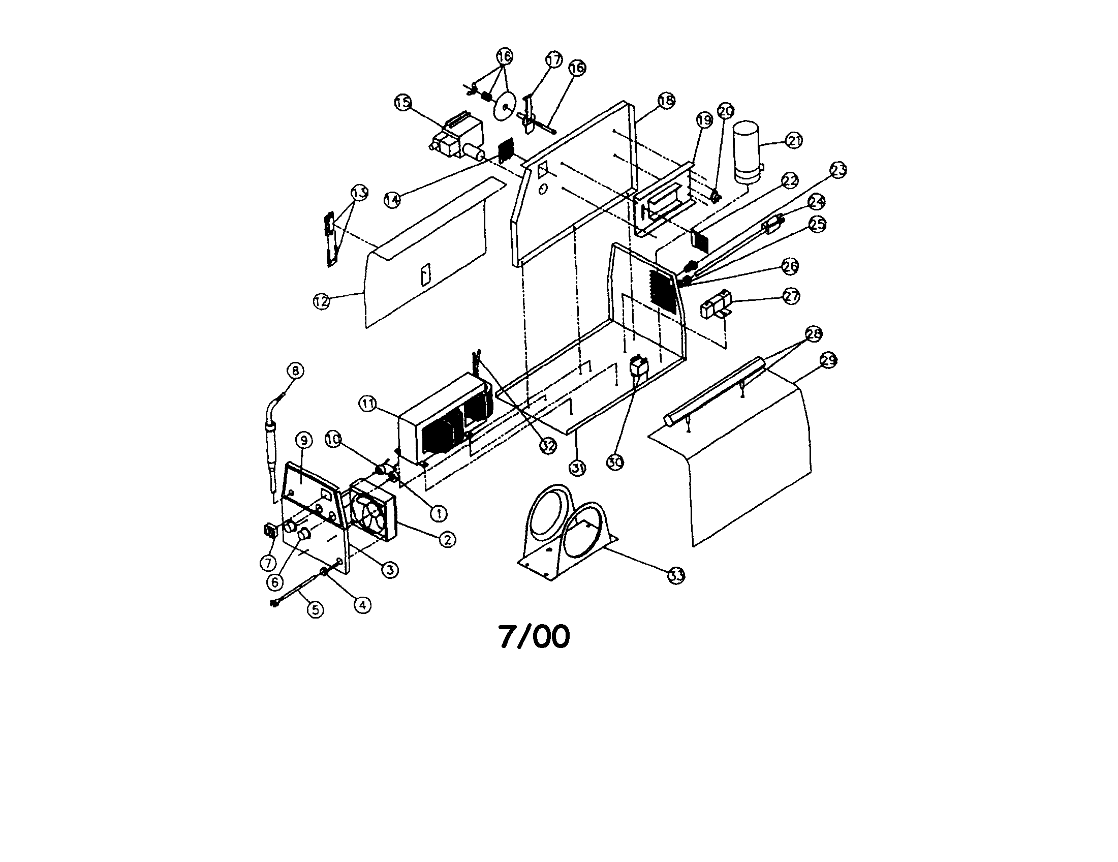 Century 117-078 panels and motor diagram