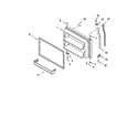 KitchenAid KTRS21MJWH00 freezer door diagram