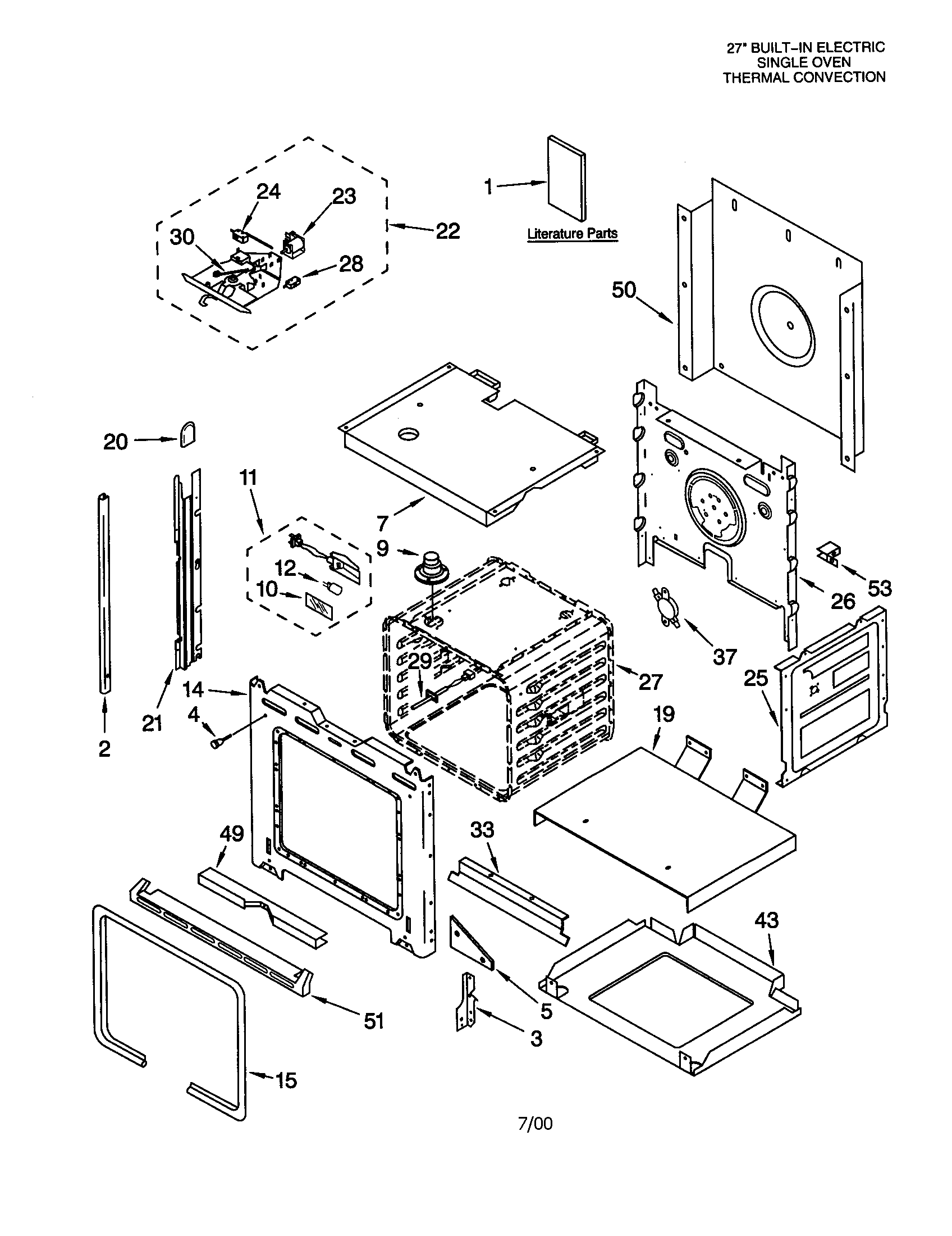 KitchenAid KEBC177HBT0 oven diagram