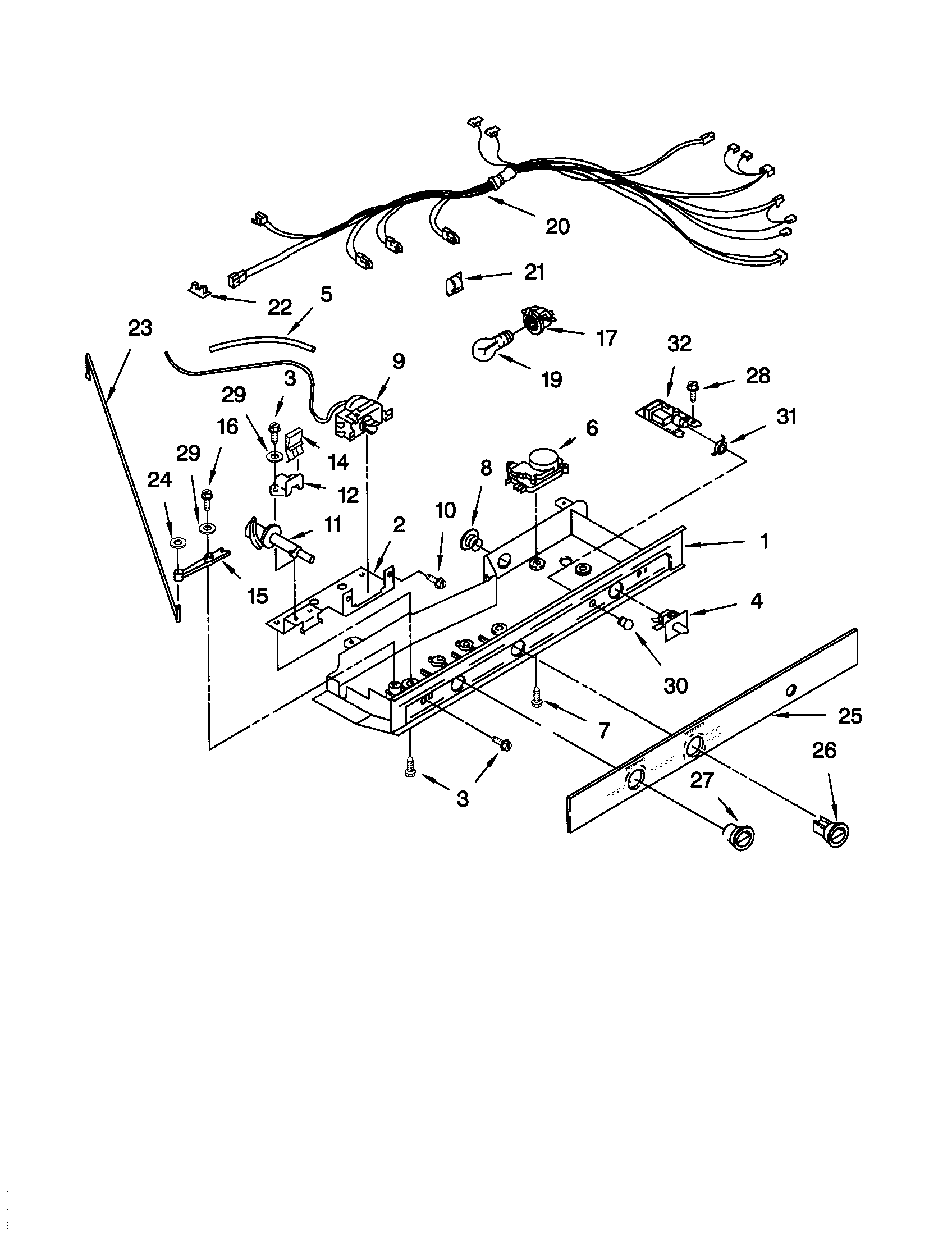 Kenmore 10650254000 control diagram