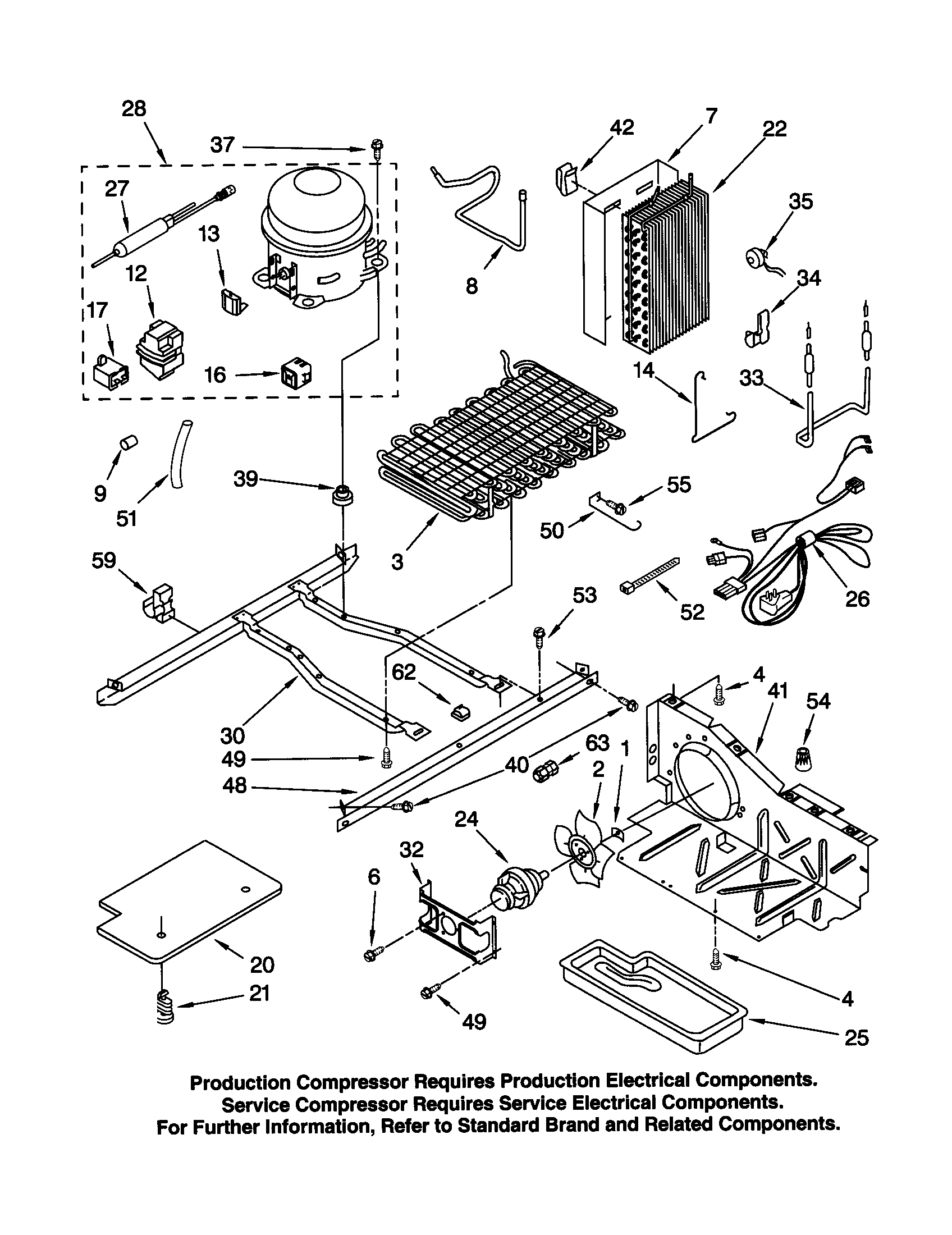 Kenmore 10650032002 unit diagram
